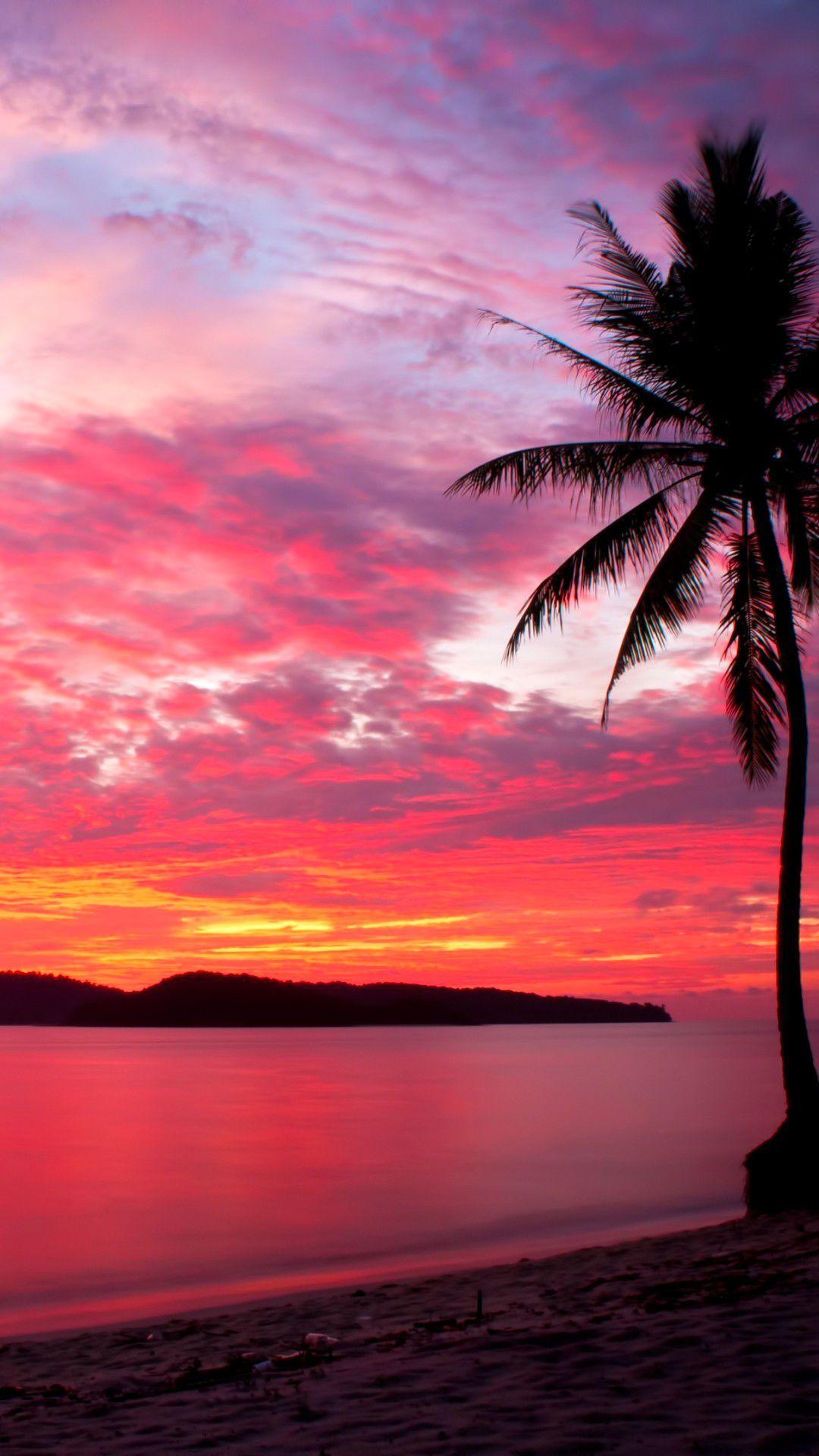1080x1920 Sunset Beach Phone Background. Beach sunset wallpaper, Sunset wallpaper, Sunset iphone wallpaper