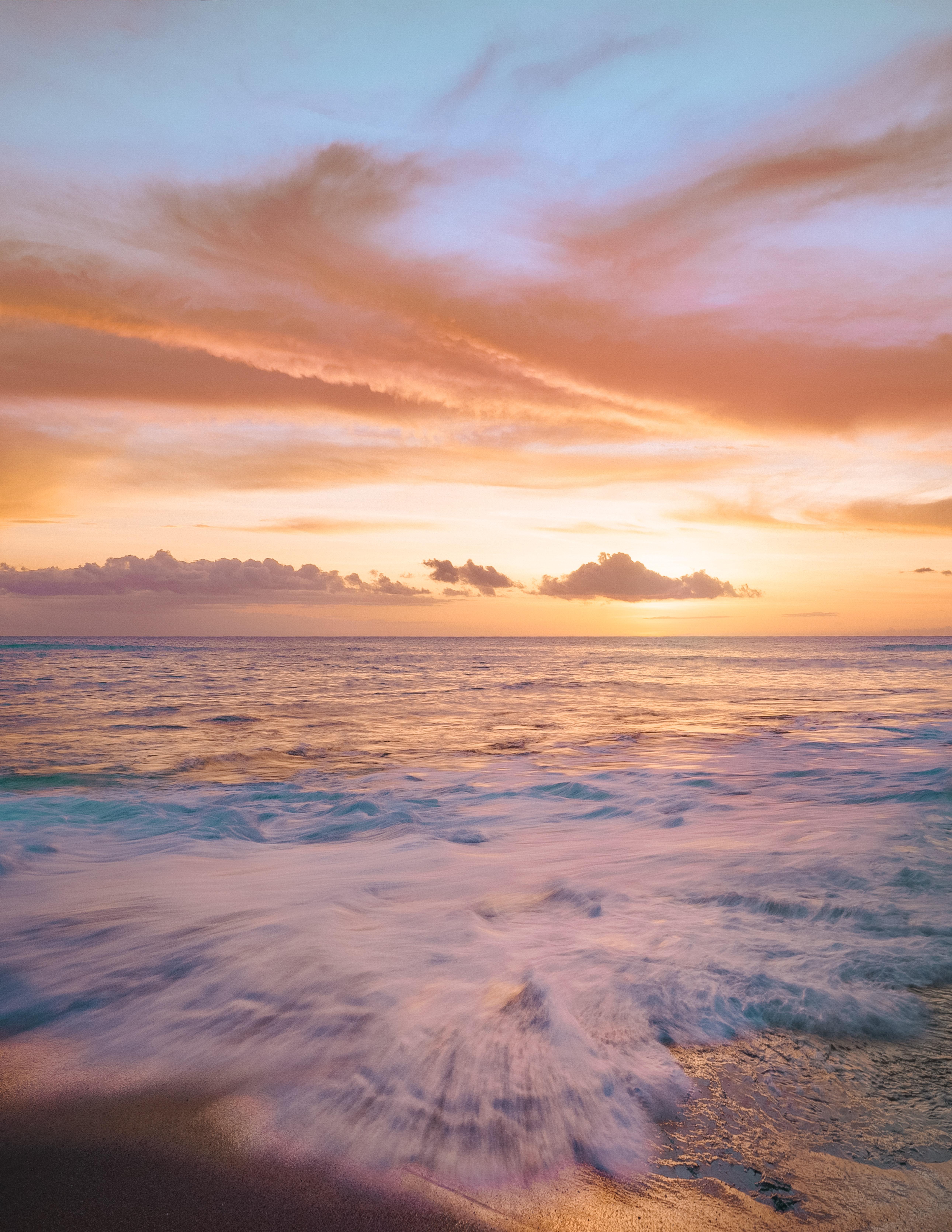 5163x6681 Pretty Beaches Sunsets Wallpaper
