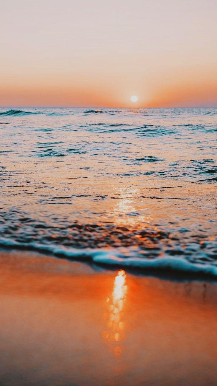 736x1308 Beach Sunset Wallpaper. Beach sunset wallpaper, Sunset wallpaper, Beach wallpaper