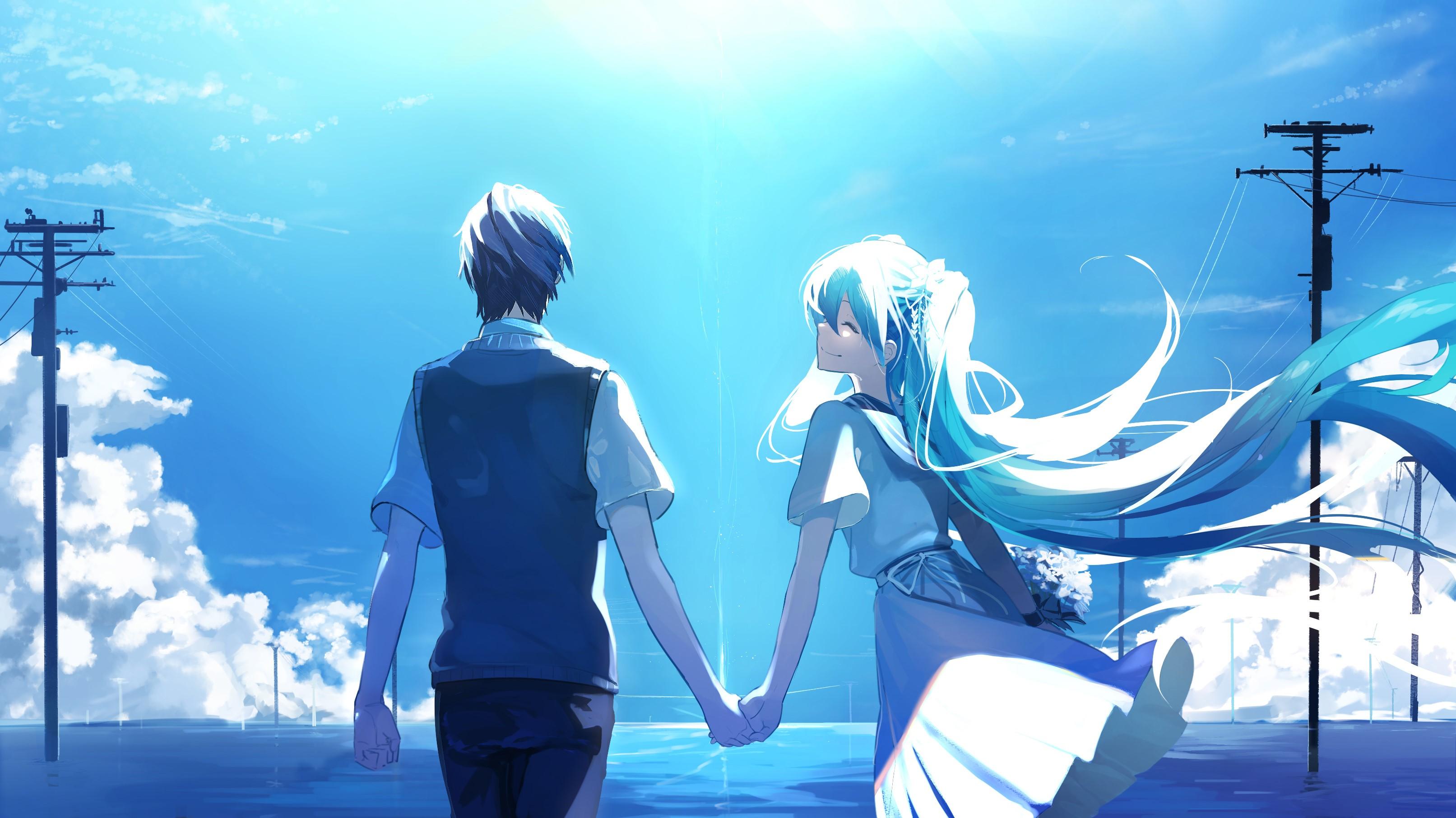 3226x1814 love, hatsune miku, hd, 4k HD Wallpaper