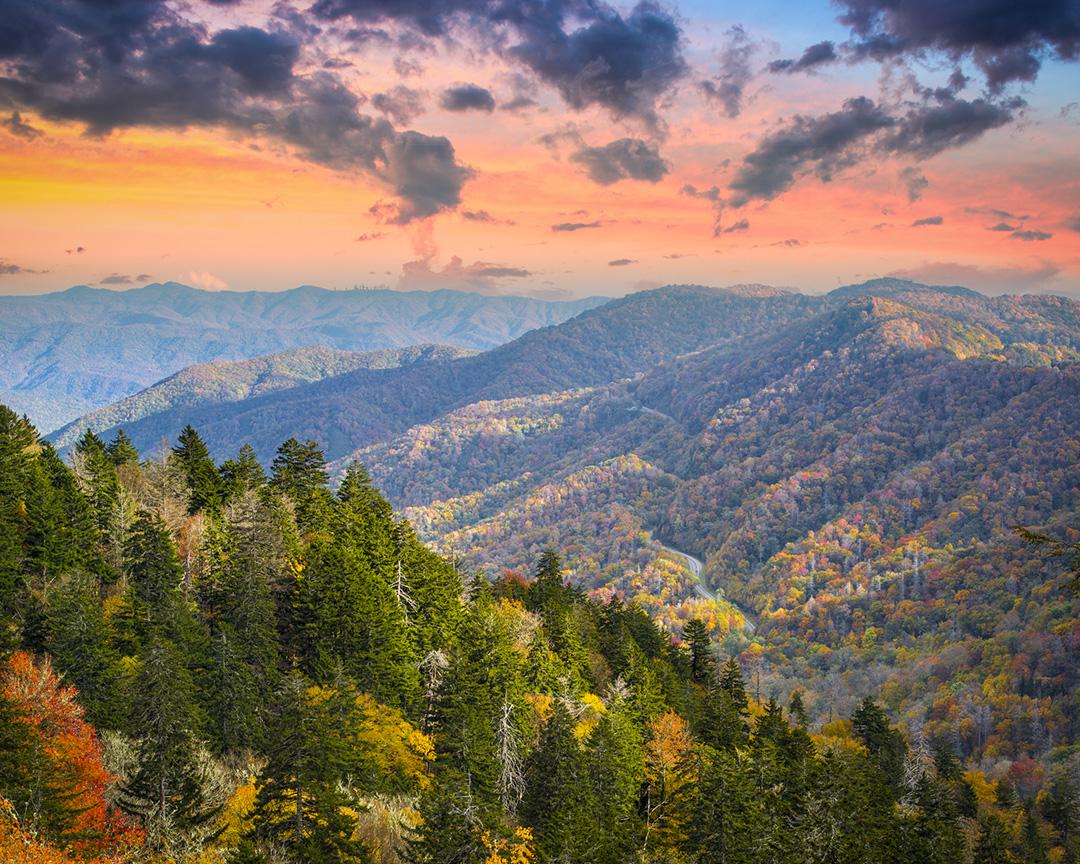 1080x864 Desktop Background of the Smoky Mountains National Park
