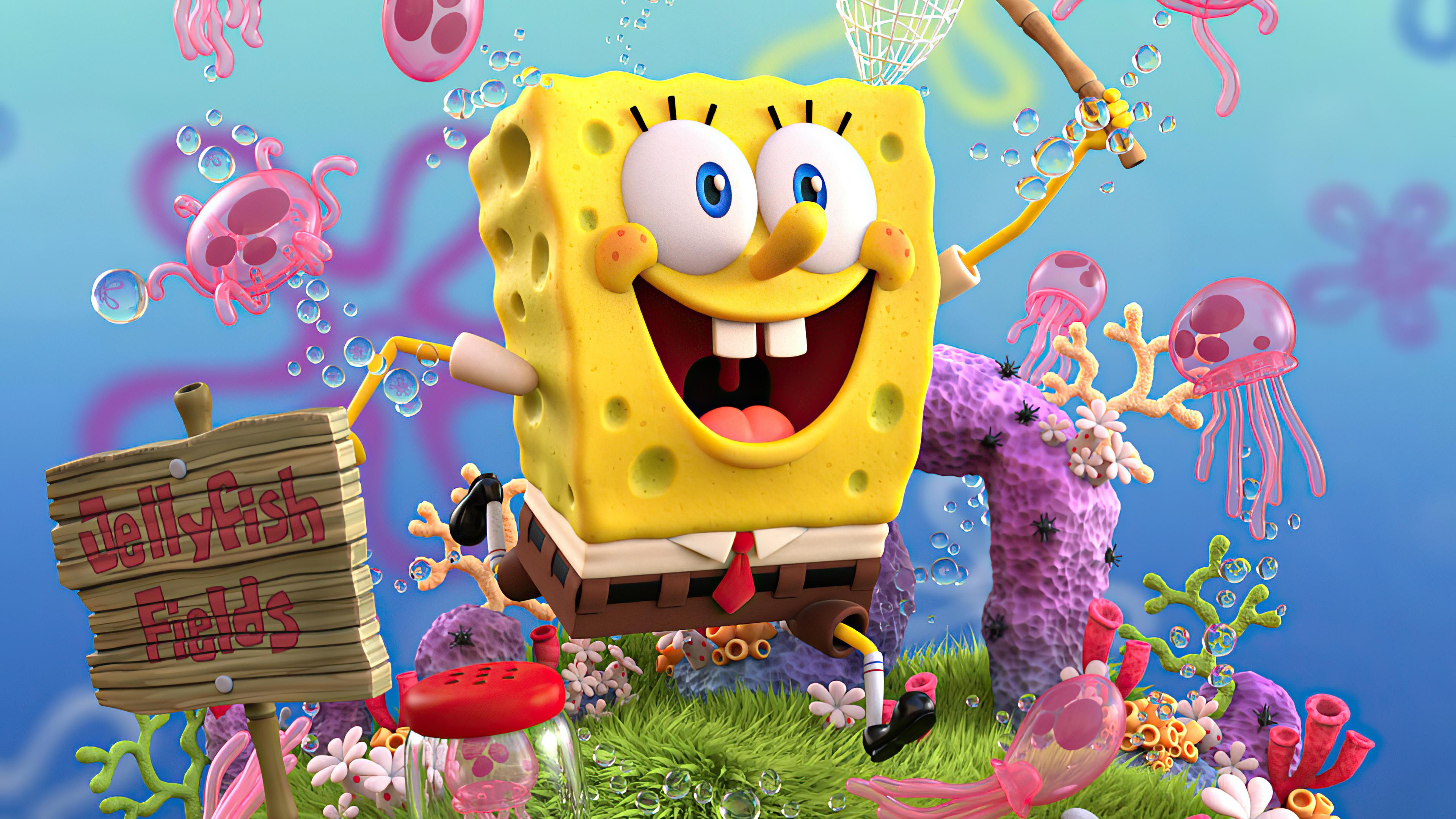 3840x2160 Spongebob 4k Wallpaper