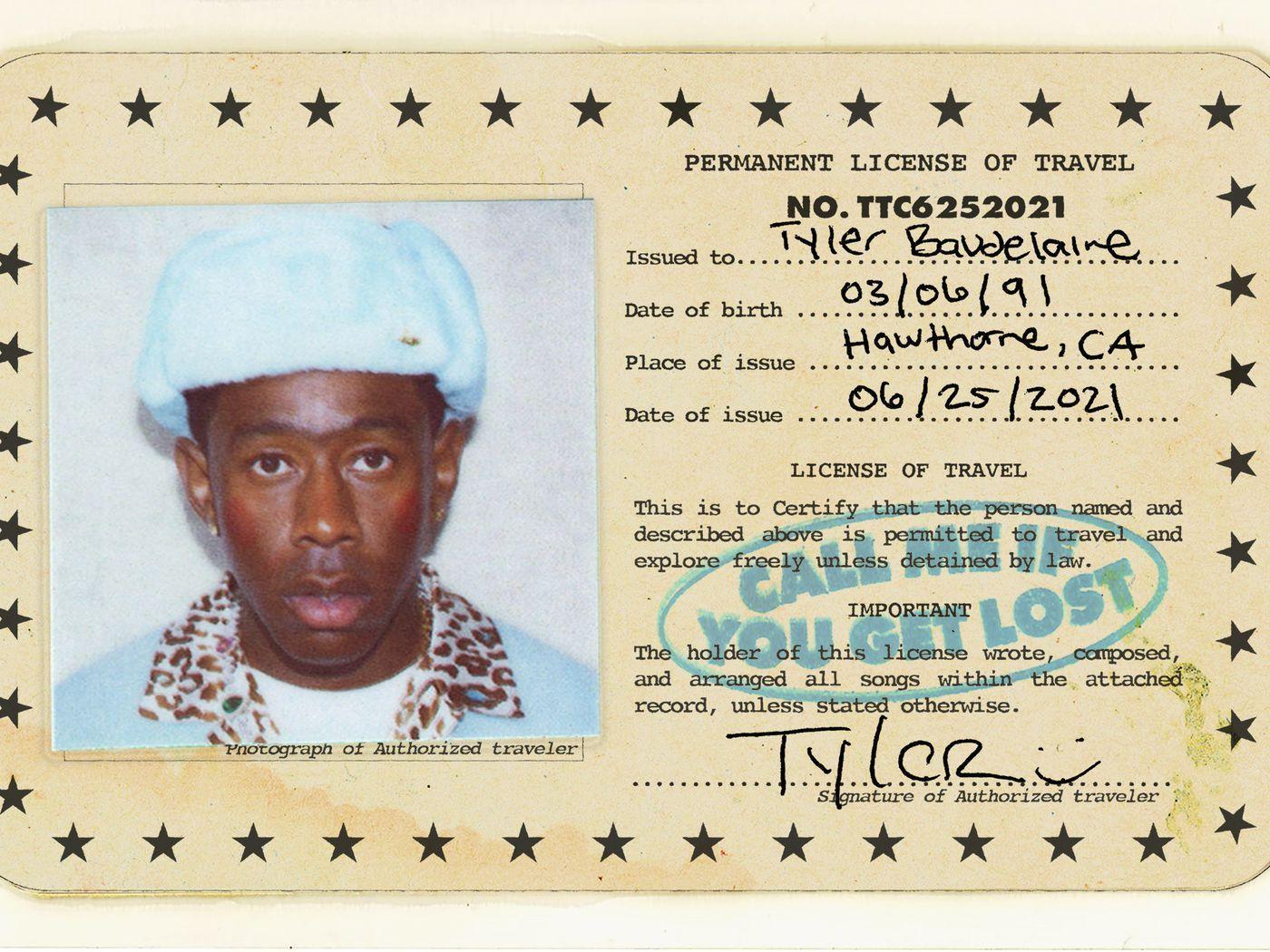 1400x1050 Trying to find out the different fonts Tyler, The Creator used for ID in the Call Me If You Get Lost album art