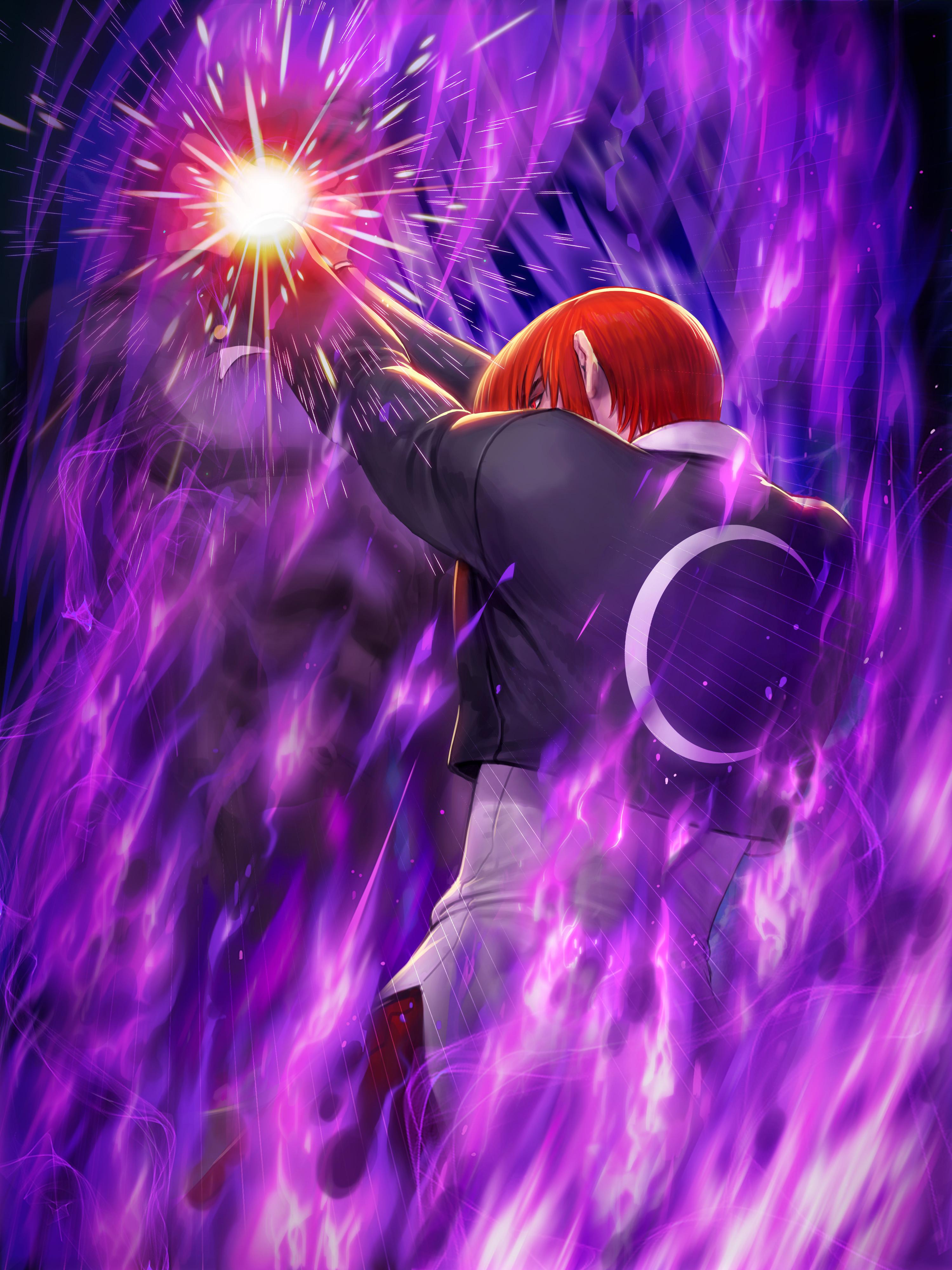 3000x4000 yagami iori (the king of fighters and 2 more)