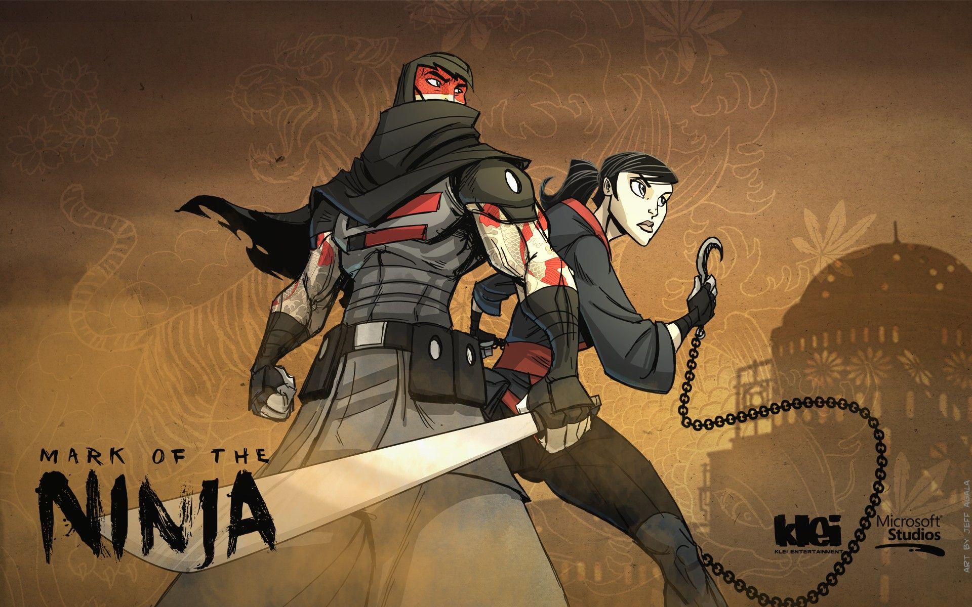 1920x1200 Video games ninjas artwork mark of the ninja wallpaper