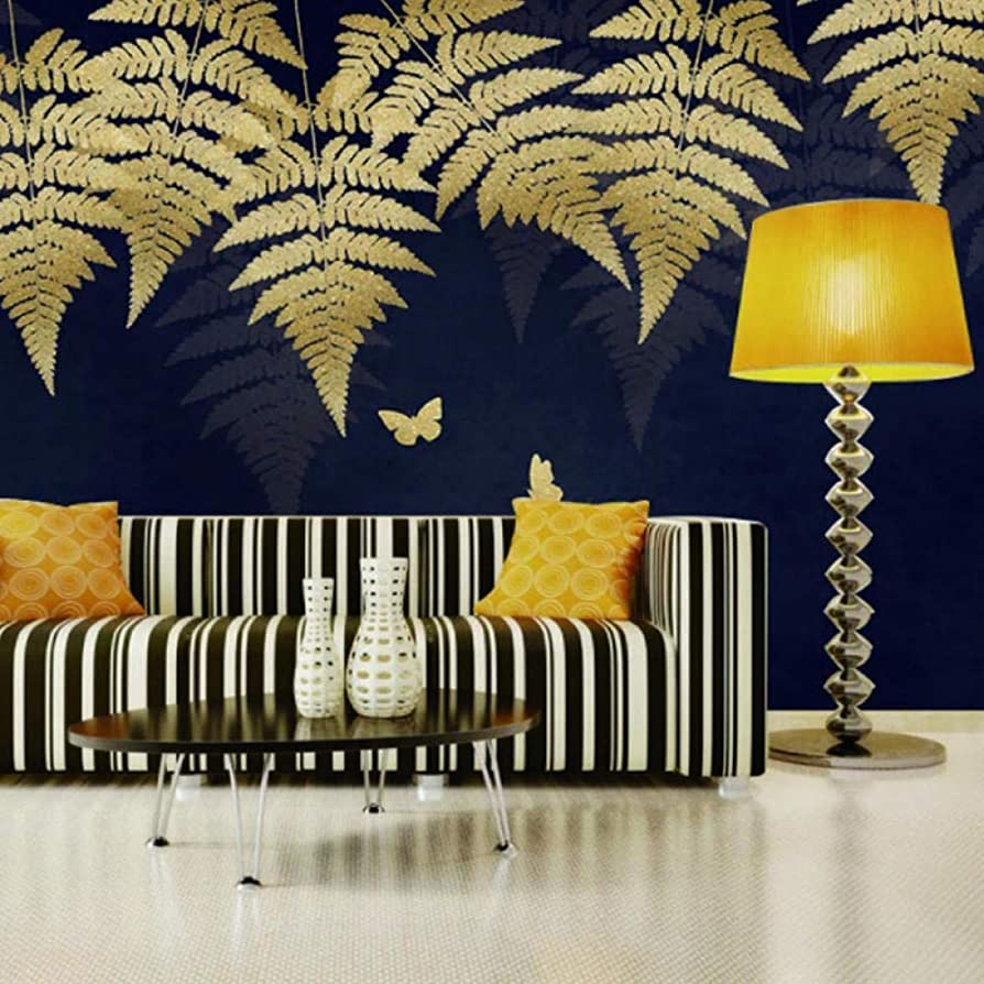 894x894 3D Mural Wallpaper Morandi Tv Background Wallpaper European Style Wall Cloth Fashion Wallpaper Plants Light Luxury Leaf Wall Cloth 430300Cm