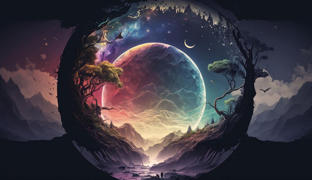 1280x738 Ai Generated Trees Planet