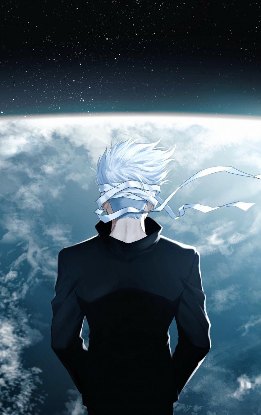 840x1336 Download wallpaper 840x1336 satoru gojo
