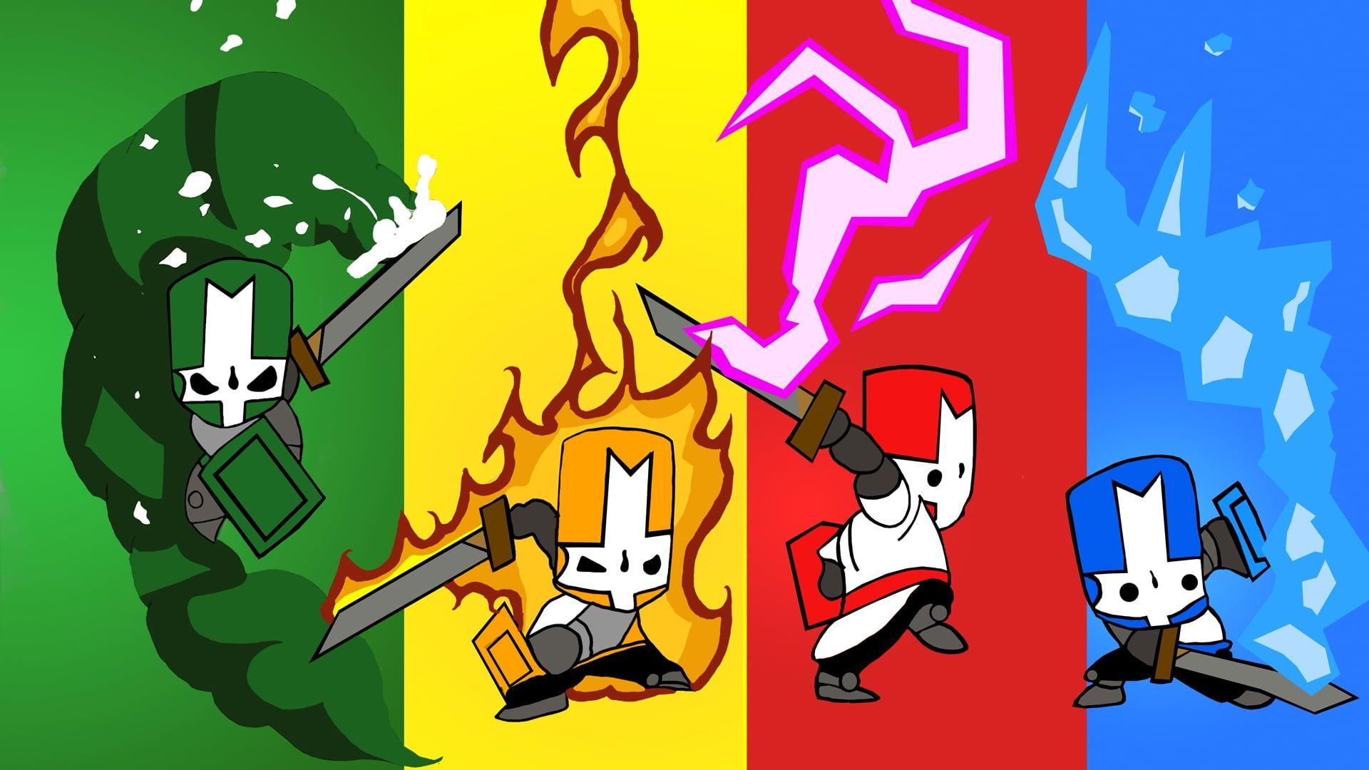 1920x1080 Four green, yellow, red, and blue fan art ninja photo HD wallpaper