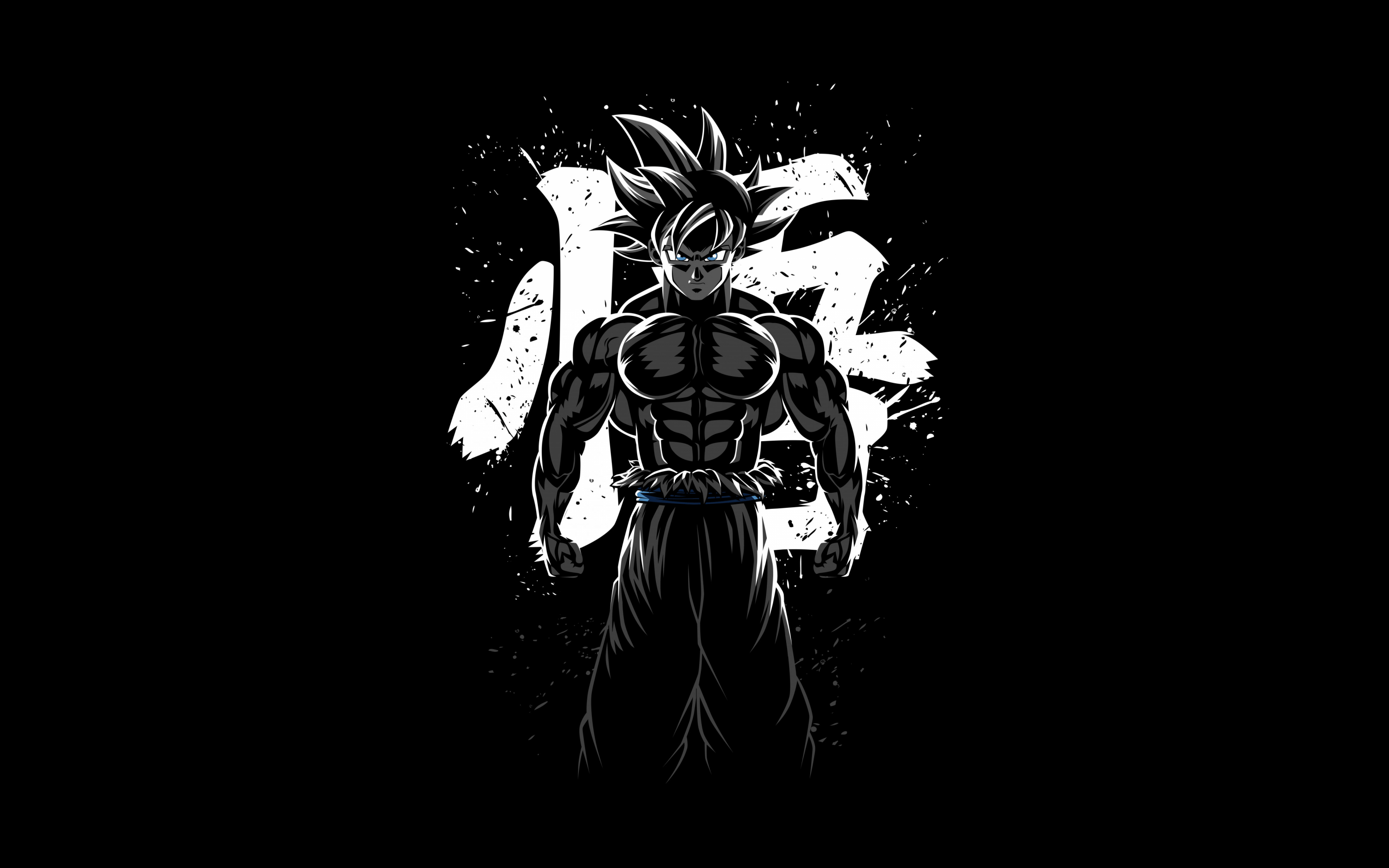 2880x1800 Goku Musculoso Wallpaper 4K, Dragon Ball Z, AMOLED, Minimalist