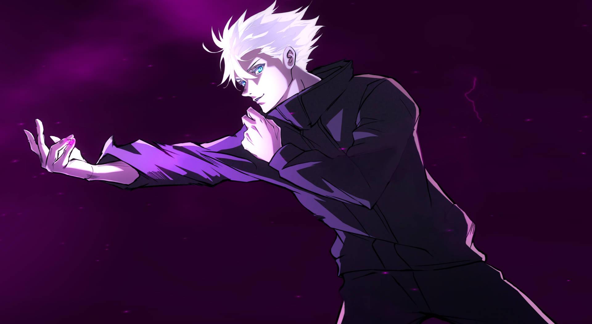 1920x1052 Download Epic Anime Scene Featuring Gojou from Anime Live. Wallpaper