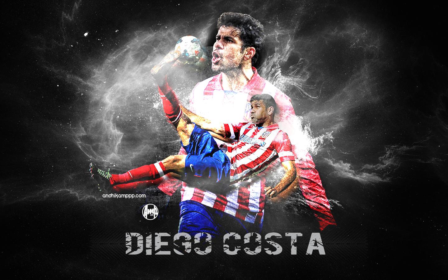 1440x900 Diego Costa Atlético Madrid Wallpaper