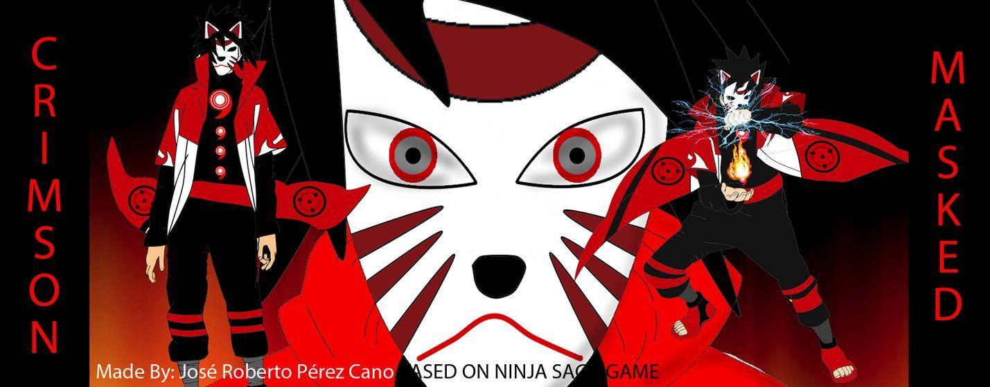 1429x559 Fan Art Ninja Saga Crimson Masked