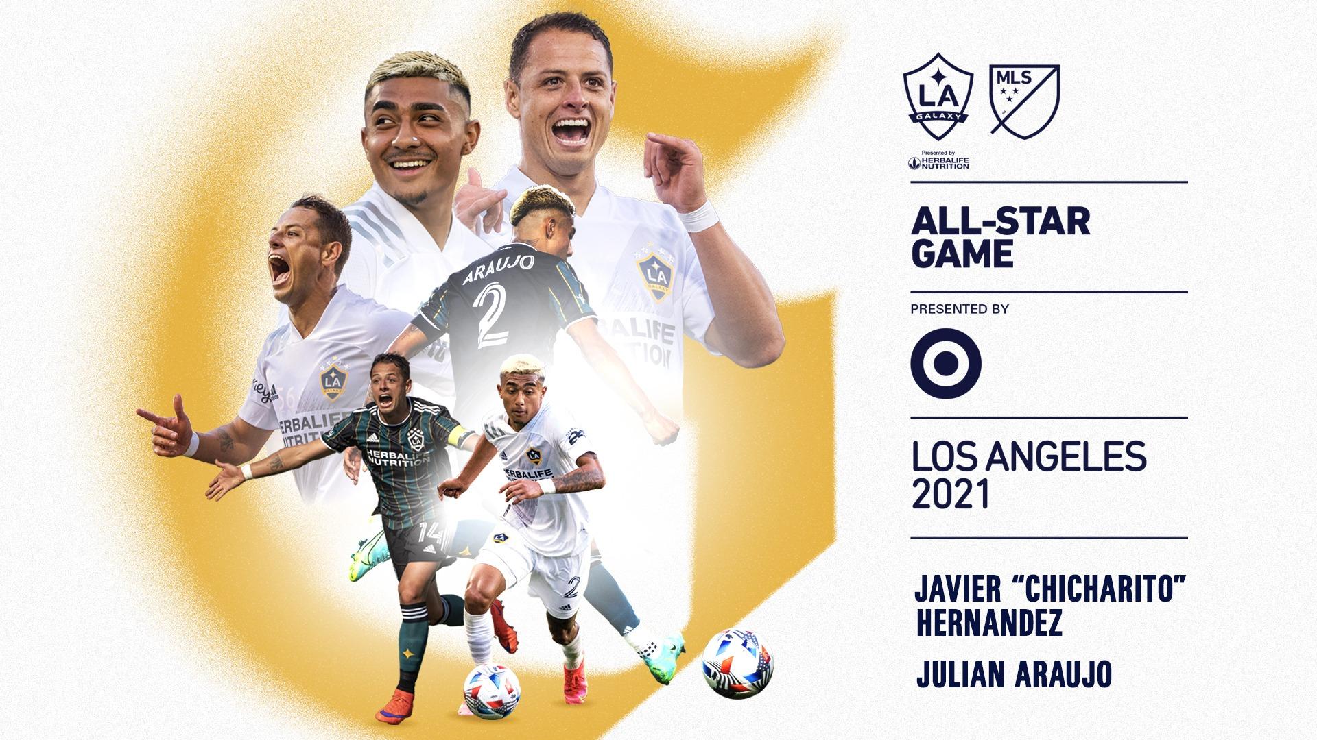 1920x1080 LA Galaxy Forward Javier Hernandez And Defender Julian Araujo Selected For 2021 MLS All Star Game Presented