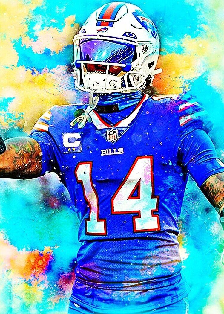 750x1050 Stefon Diggs Buffalo Bills 1 1 ACEO Art Print Card By.Marci