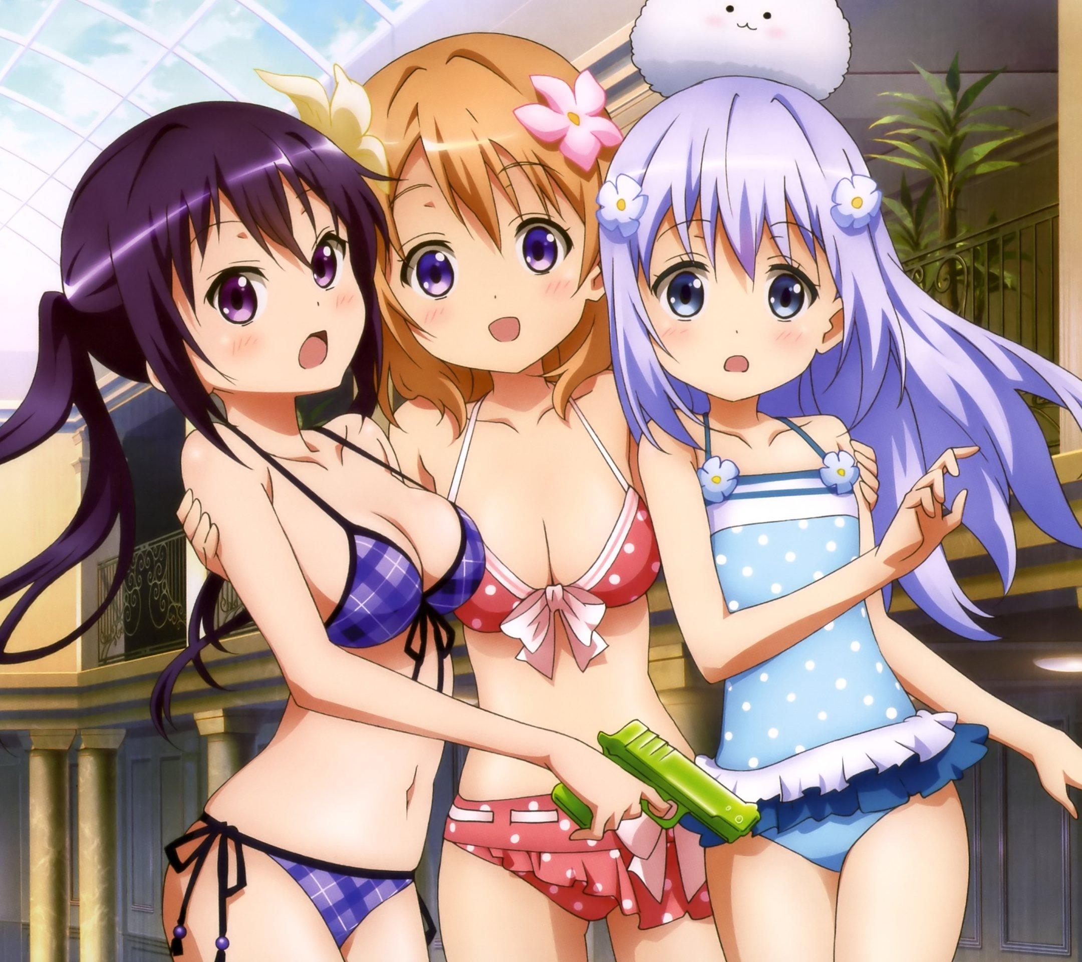 2160x1920 Kawaii Mobile the Order a Rabbit android and iPhone wallpaper