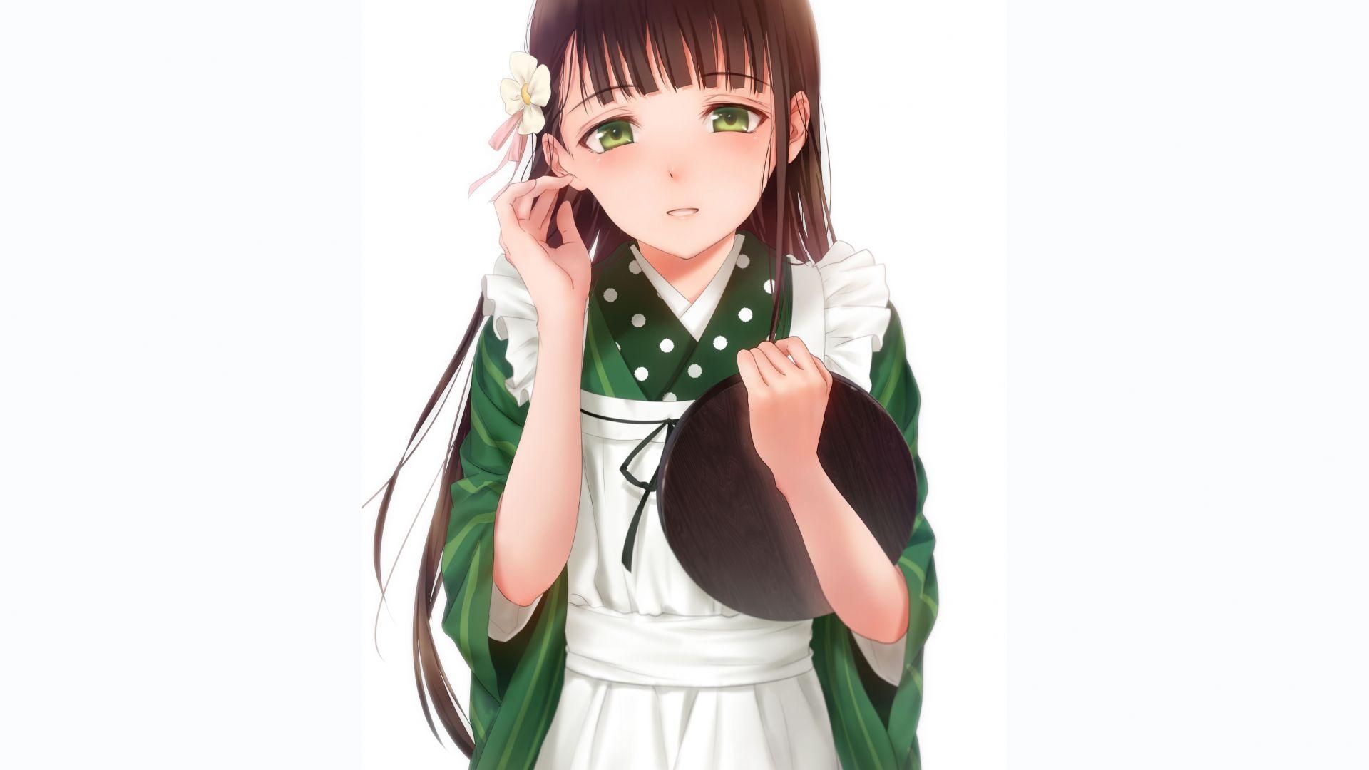 1920x1080 Desktop Wallpaper Cute, Chiya Ujimatsu, Is The Order A Rabbit?, Anime Girl, HD Image, Picture, Background, F945fb