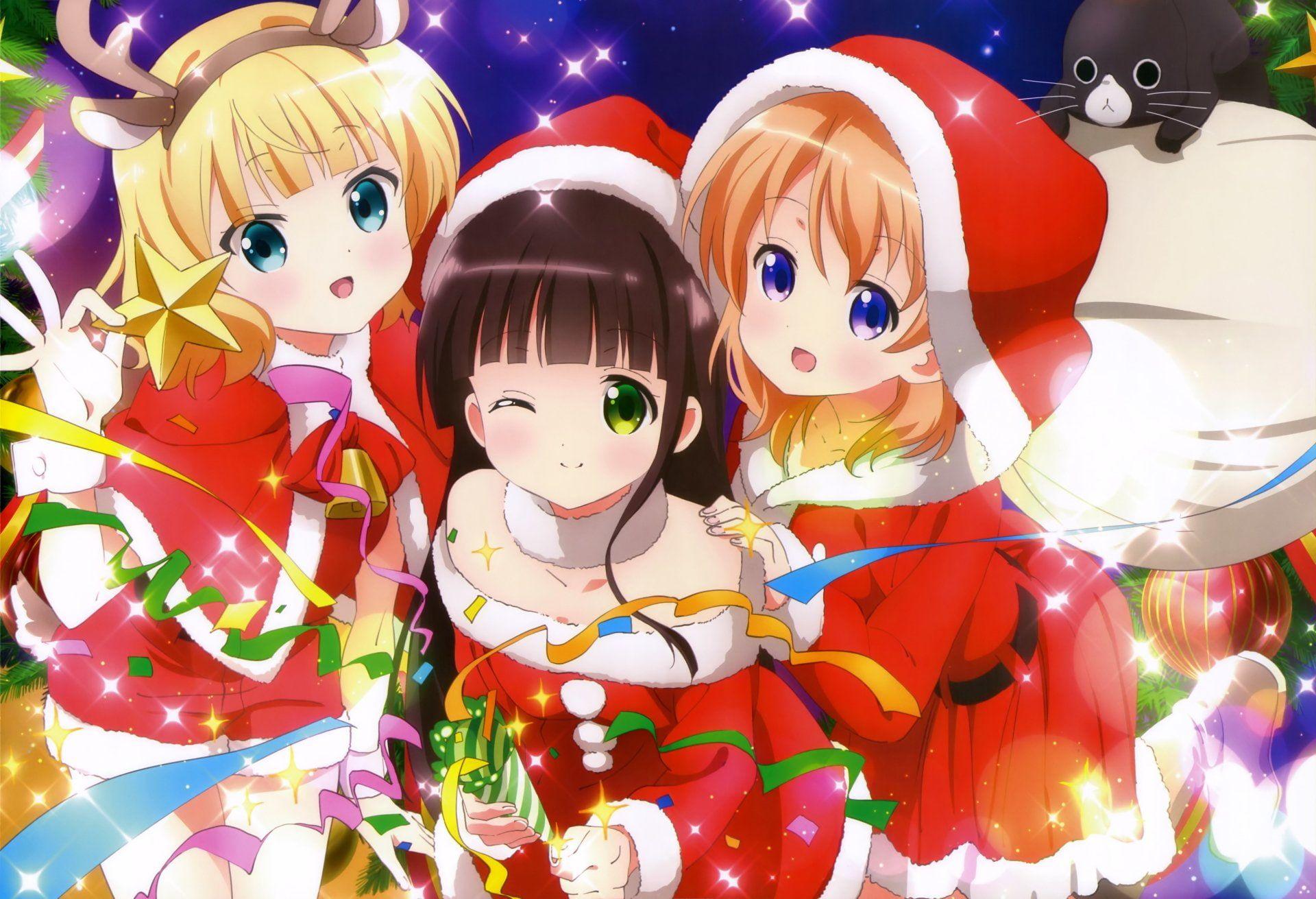 1920x1311 Anime Is the Order a Rabbit? Chiya Ujimatsu Cocoa Hoto Sharo Kirima P # wallpaper #hdwallpaper #desktop. Anime, Anime christmas, Kawaii anime