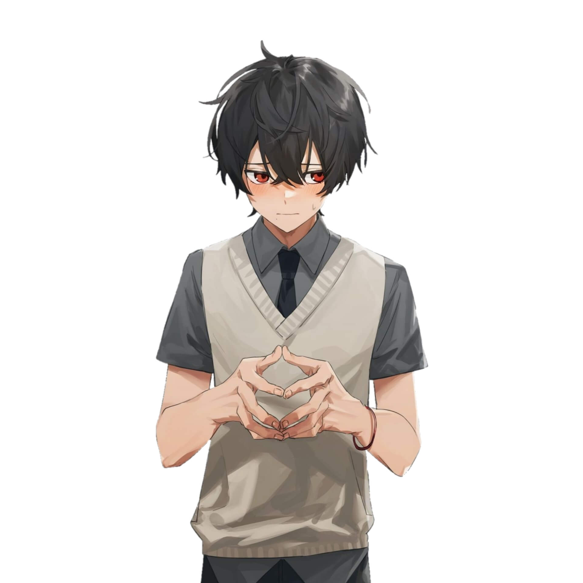 Download Boy Anime Sad Free Transparent Image HD HQ PNG Image