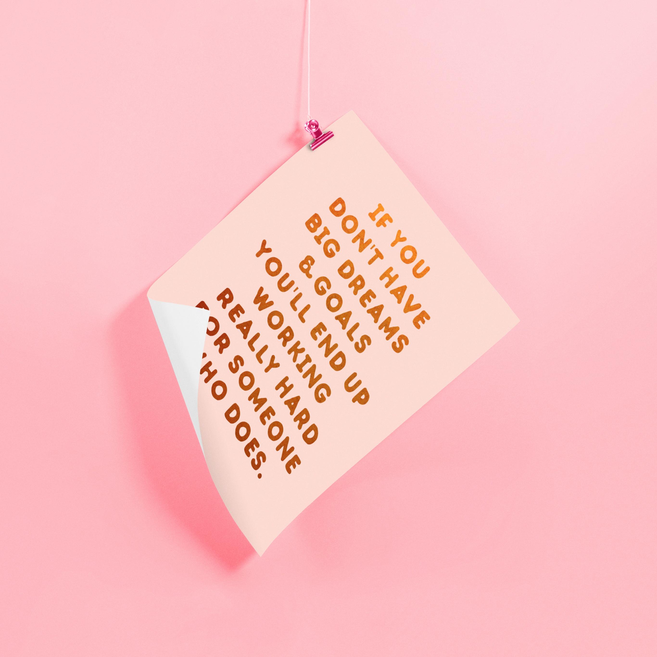 2732x2732 Big dreams Wallpaper 4K, Goal, Hard work, Looser, Quotes