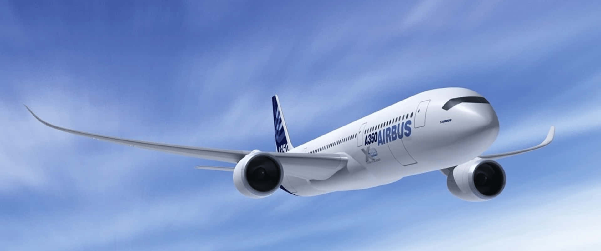 1920x804 Download 3440x1440p Plane Airbus A350 1000 Background