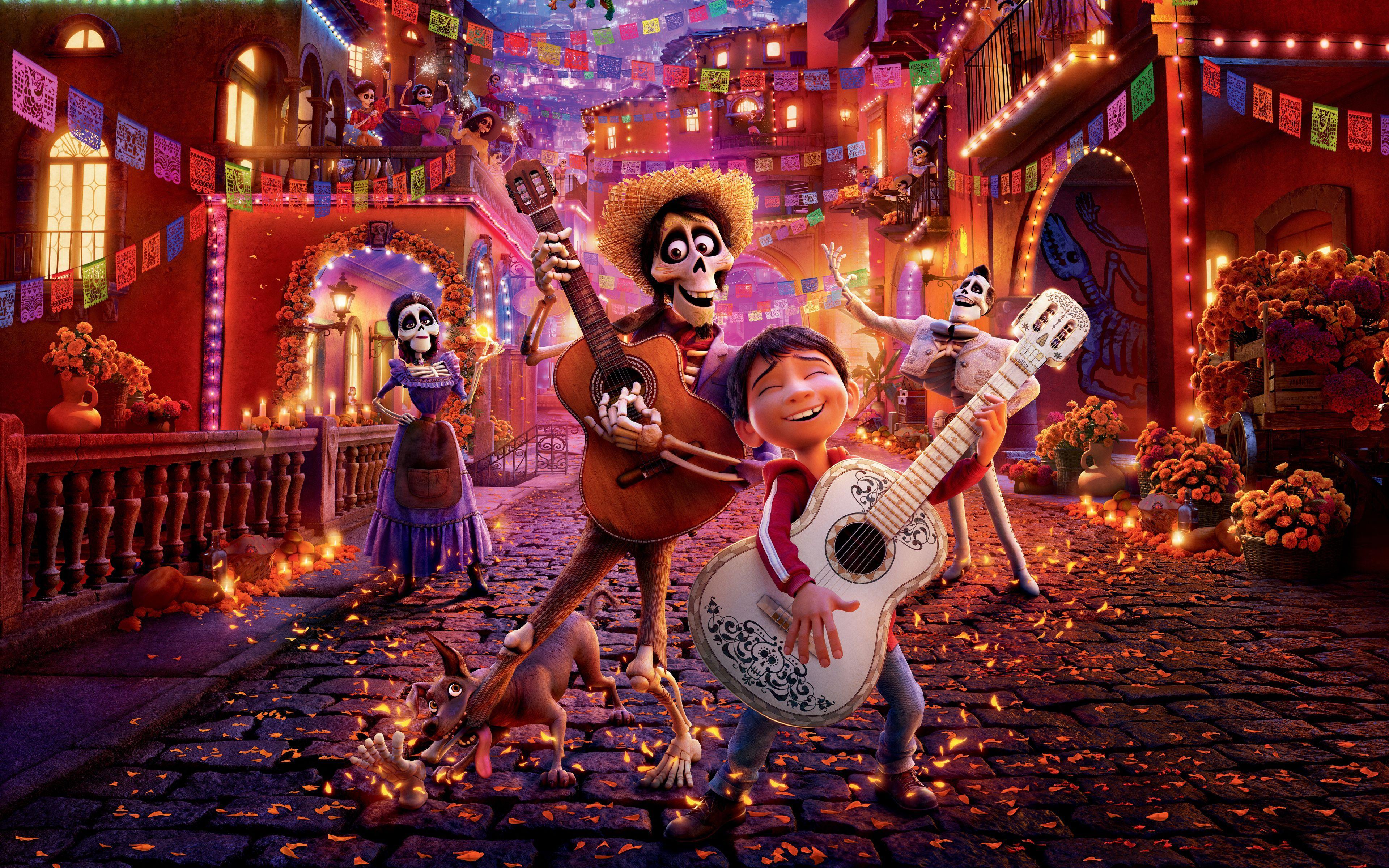 3840x2400 Coco Pixar Wallpaper