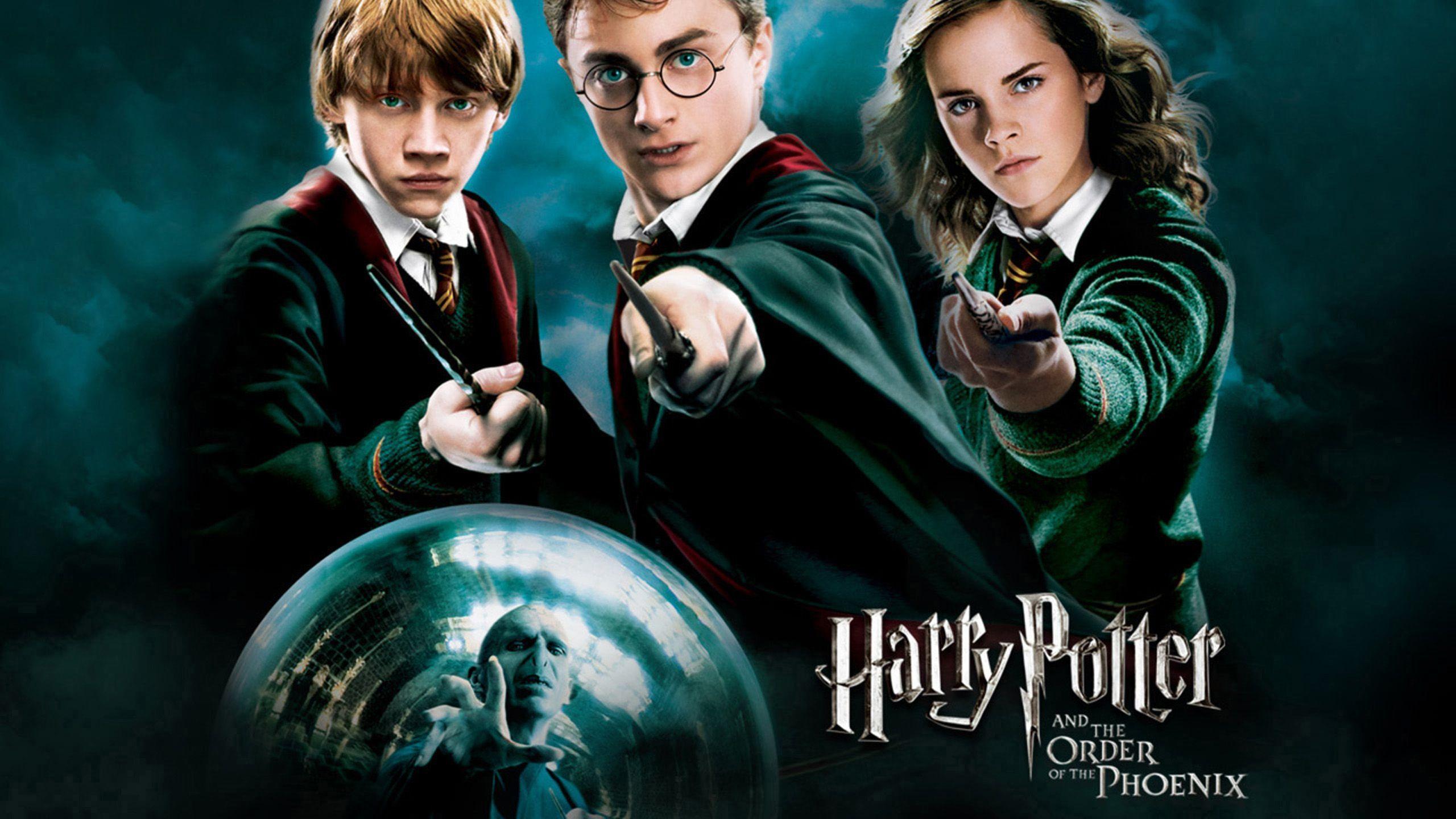 2560x1440 Harry Ron and Hermione Wallpaper