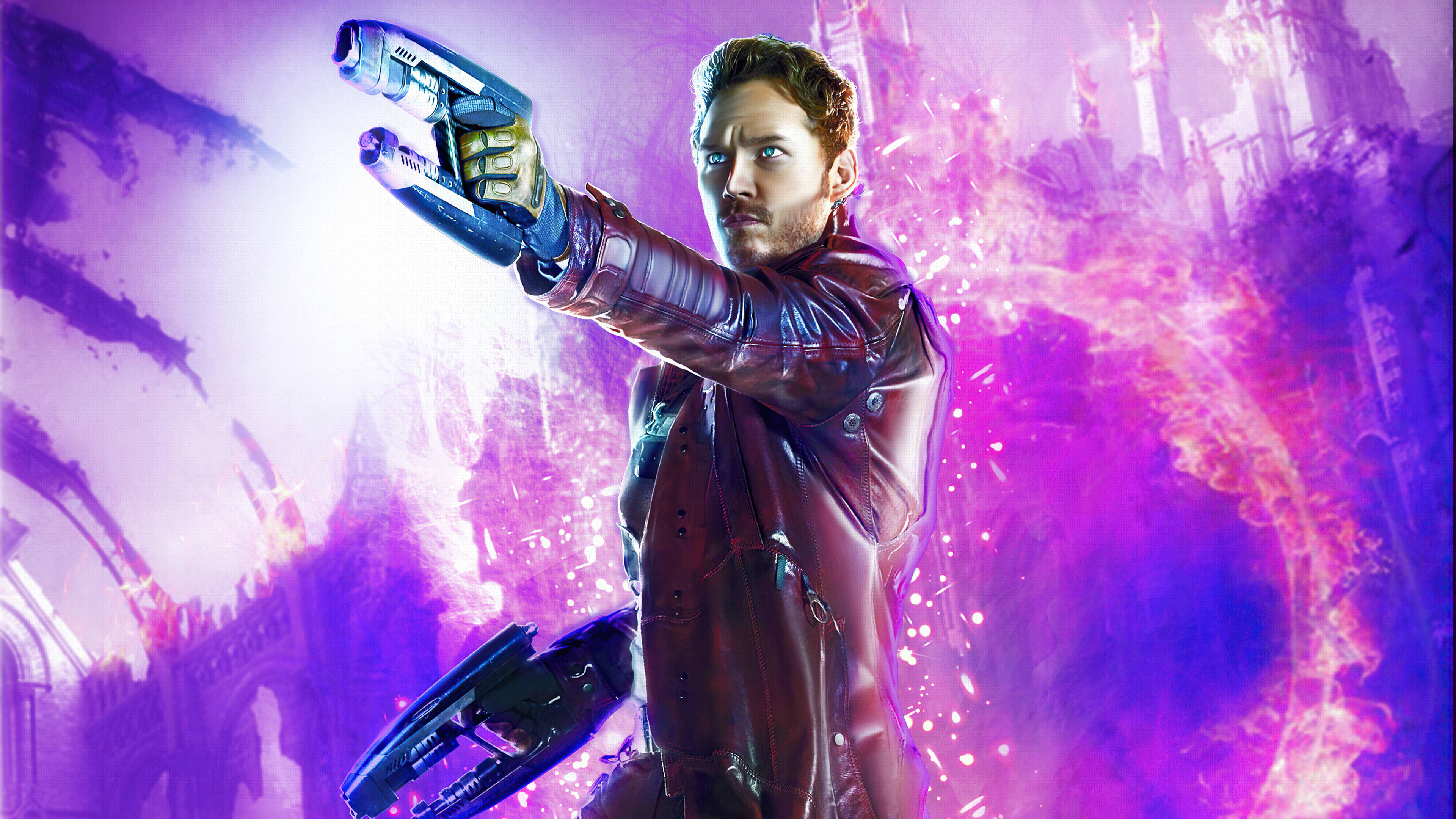 3840x2160 Star Lord Guardians Of The Galaxy Vol HD Superheroes, 4k Wallpaper, Image, Background, Photo and Picture