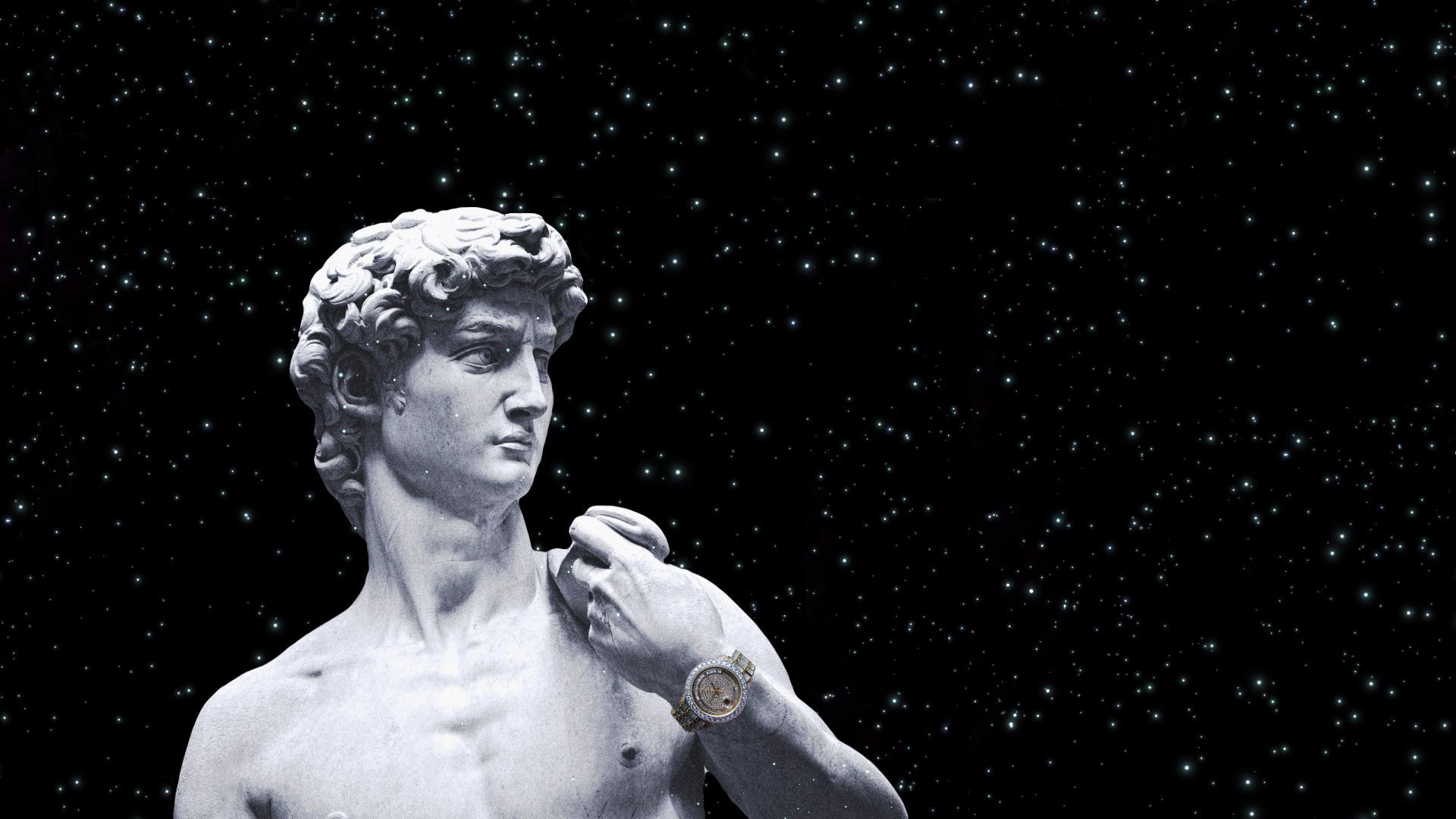 1920x1080 1920x1080 statue of david marble rolex gold watch space stars wallpaper JPG 336 kB Gallery HD Wallpaper