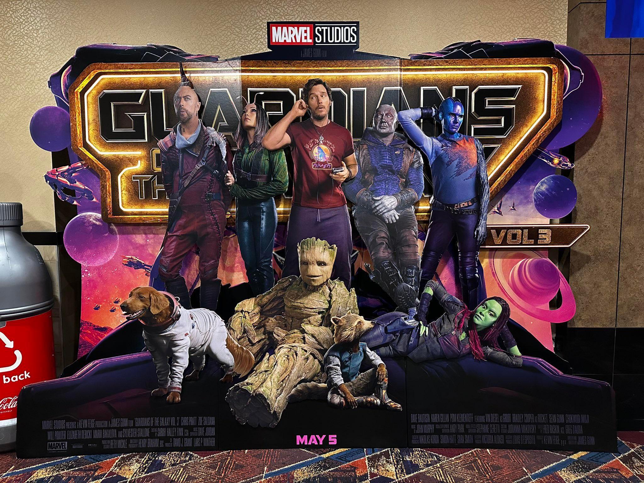 2048x1536 Theater Standee for Guardians of the Galaxy: Vol. 3!