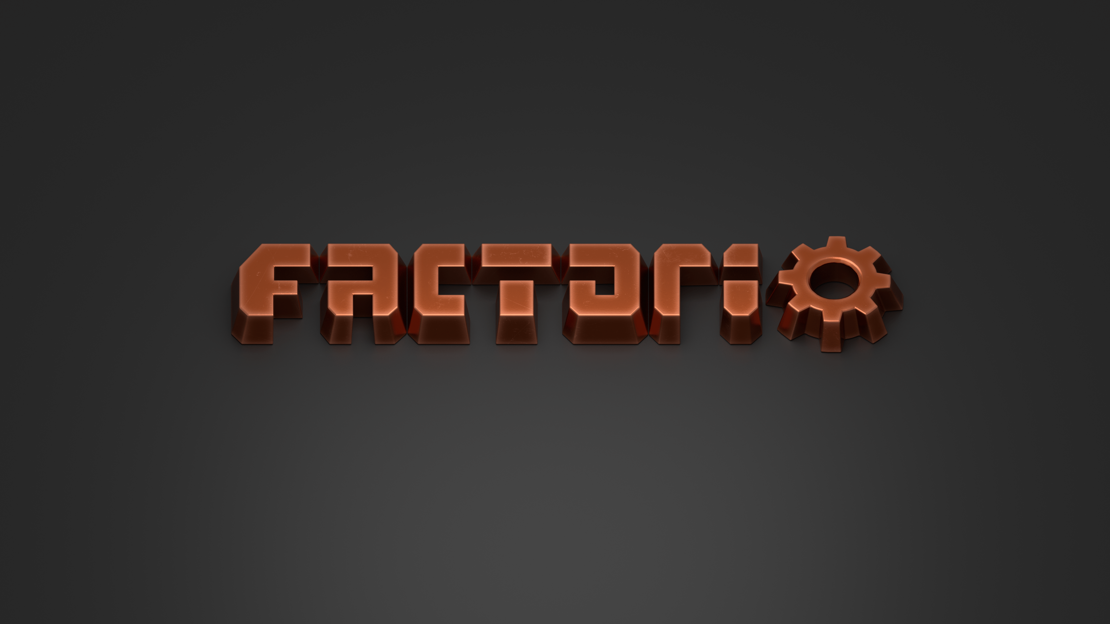 3840x2160 4K, video games, logo, Factorio Gallery HD Wallpaper
