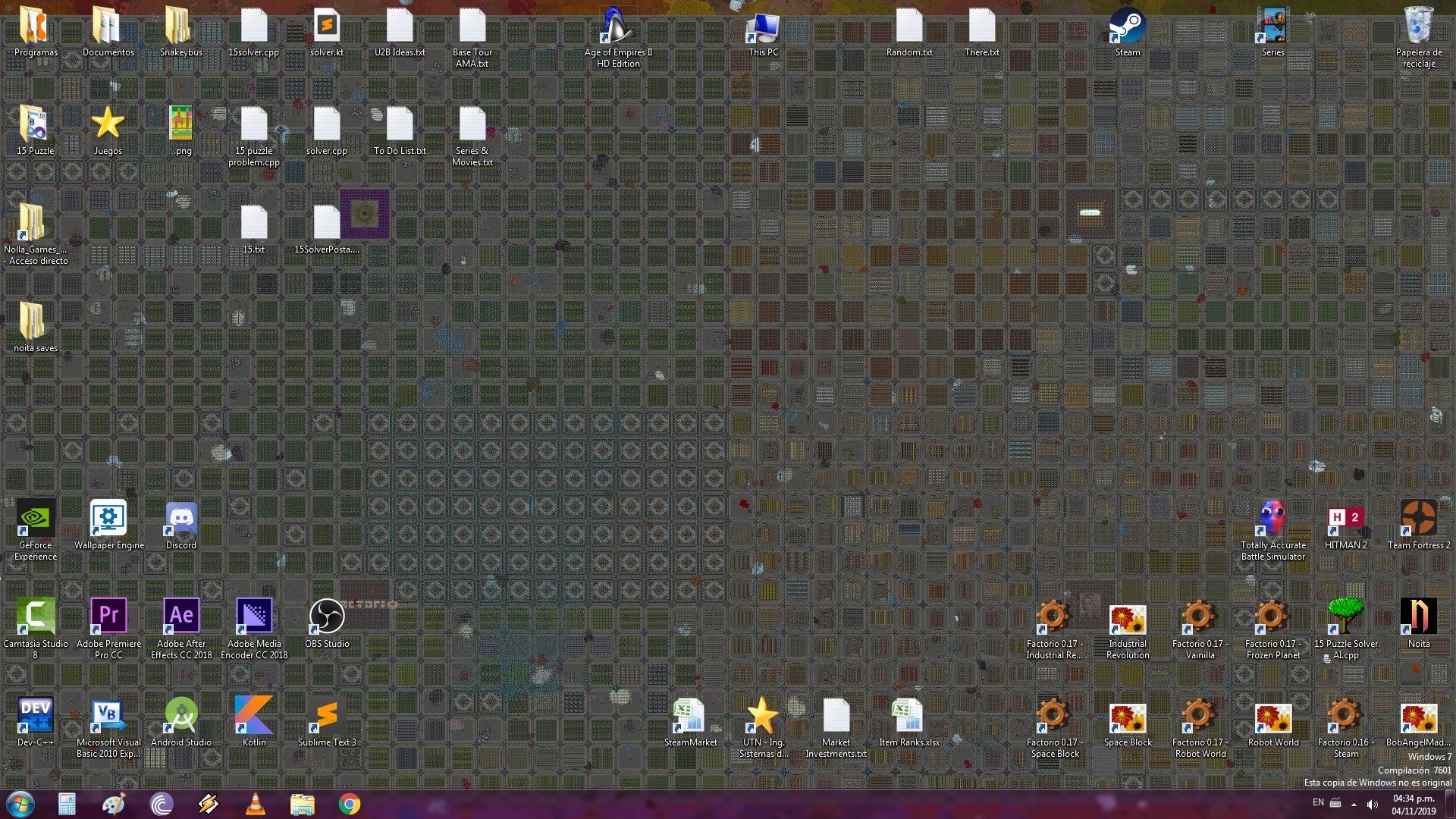 1920x1080 Factorio Starter Base Wallpaper [7680x4320] [16:9] (LINK IN DESCRIPTION)