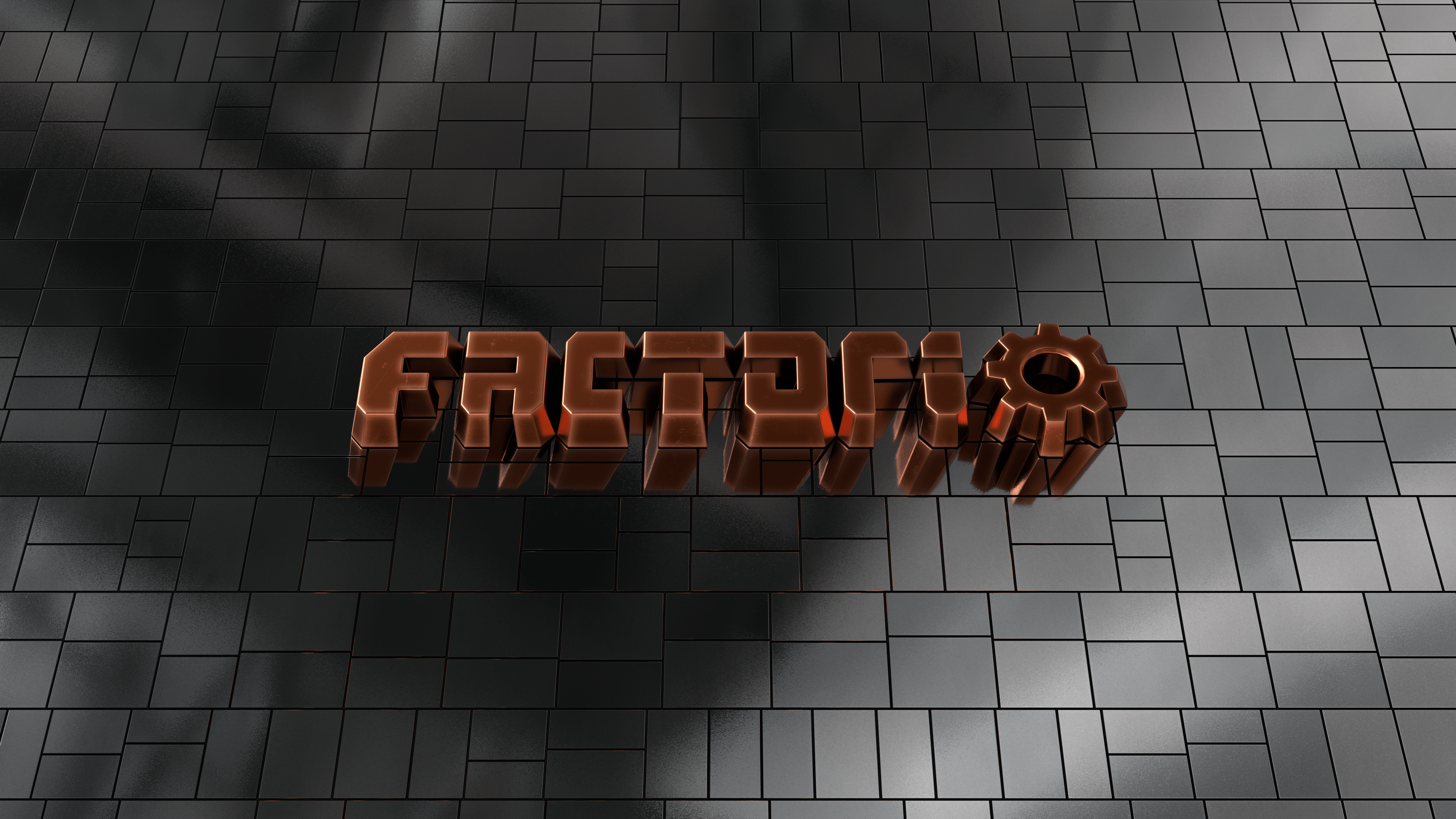 3840x2160 4K, Factorio, video games, logo Gallery HD Wallpaper