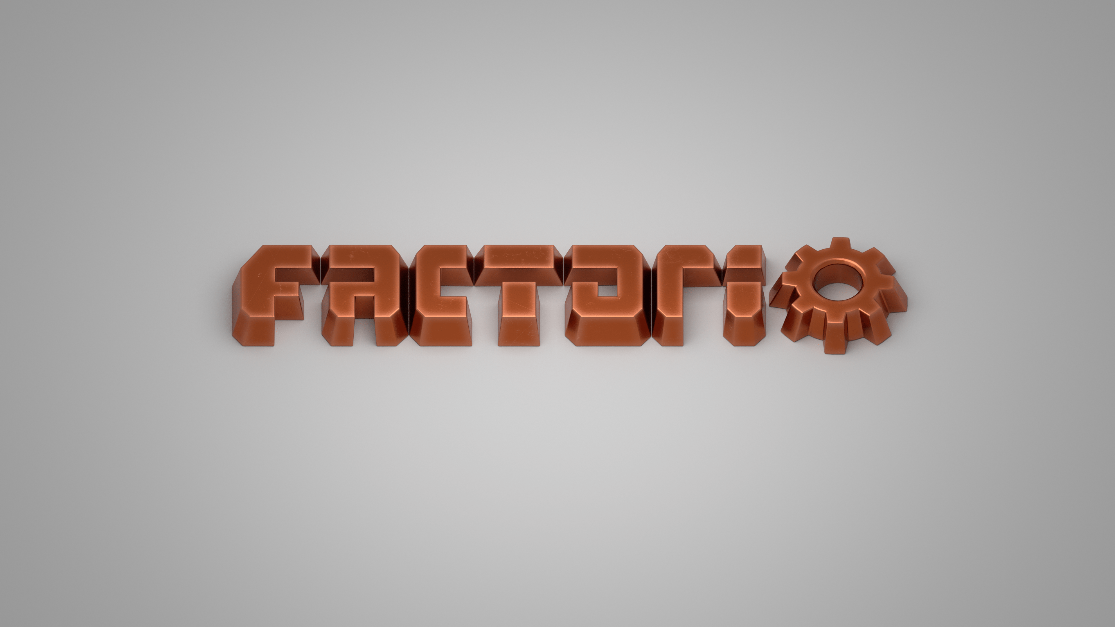 3840x2160 4K, Factorio, video games, logo Gallery HD Wallpaper