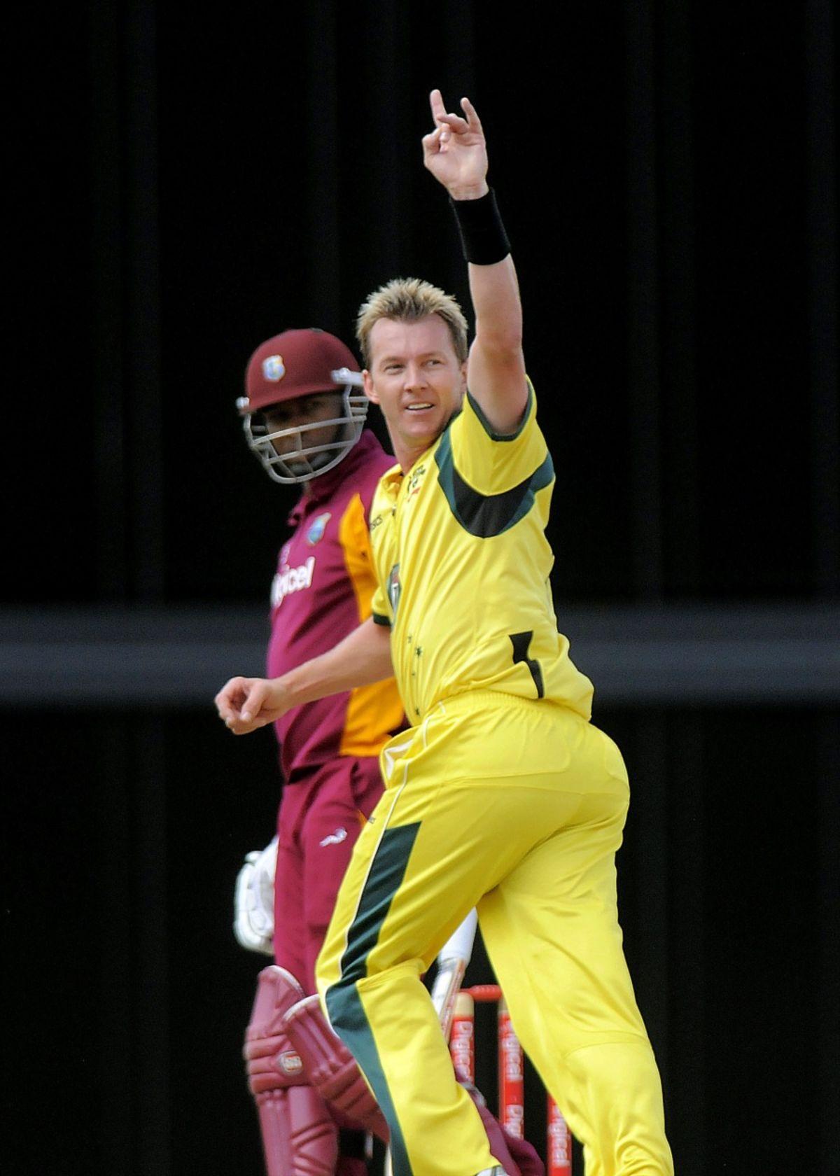 1200x1680 Brett Lee celebrates having Kieron Pollard caught behind