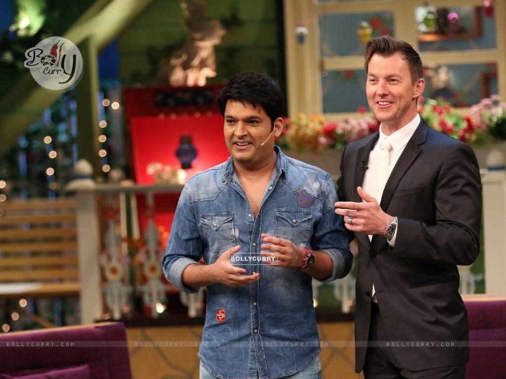 1024x768 Wallpaper Sharma and Brett Lee Promotes 'Unindian' on the sets of The Kapil Sharma Show size:1024x768
