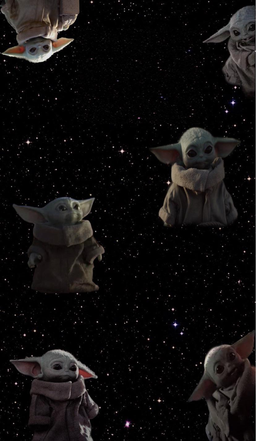 828x1424 Baby Yoda wallpaper I did. Serve yourself