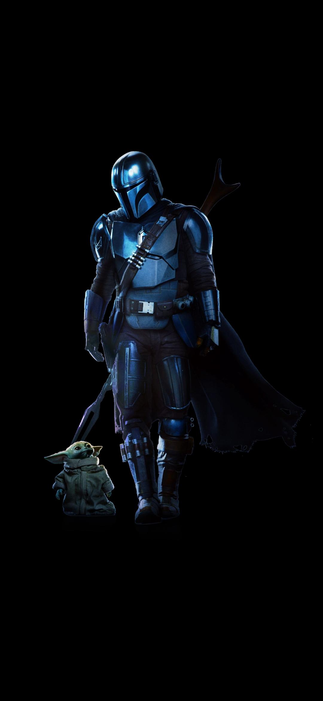 1080x2340 Wallpaper The Mandalorian, Grogu, The Mandalorian Ahsoka Tano, Star Wars, Background Free Image