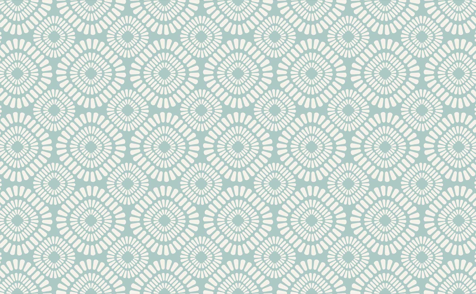 2016x1246 Retro Mid Century Geometric Seamless Wallpaper In Seafoam And Cream Pattern Wallpaper For Walls