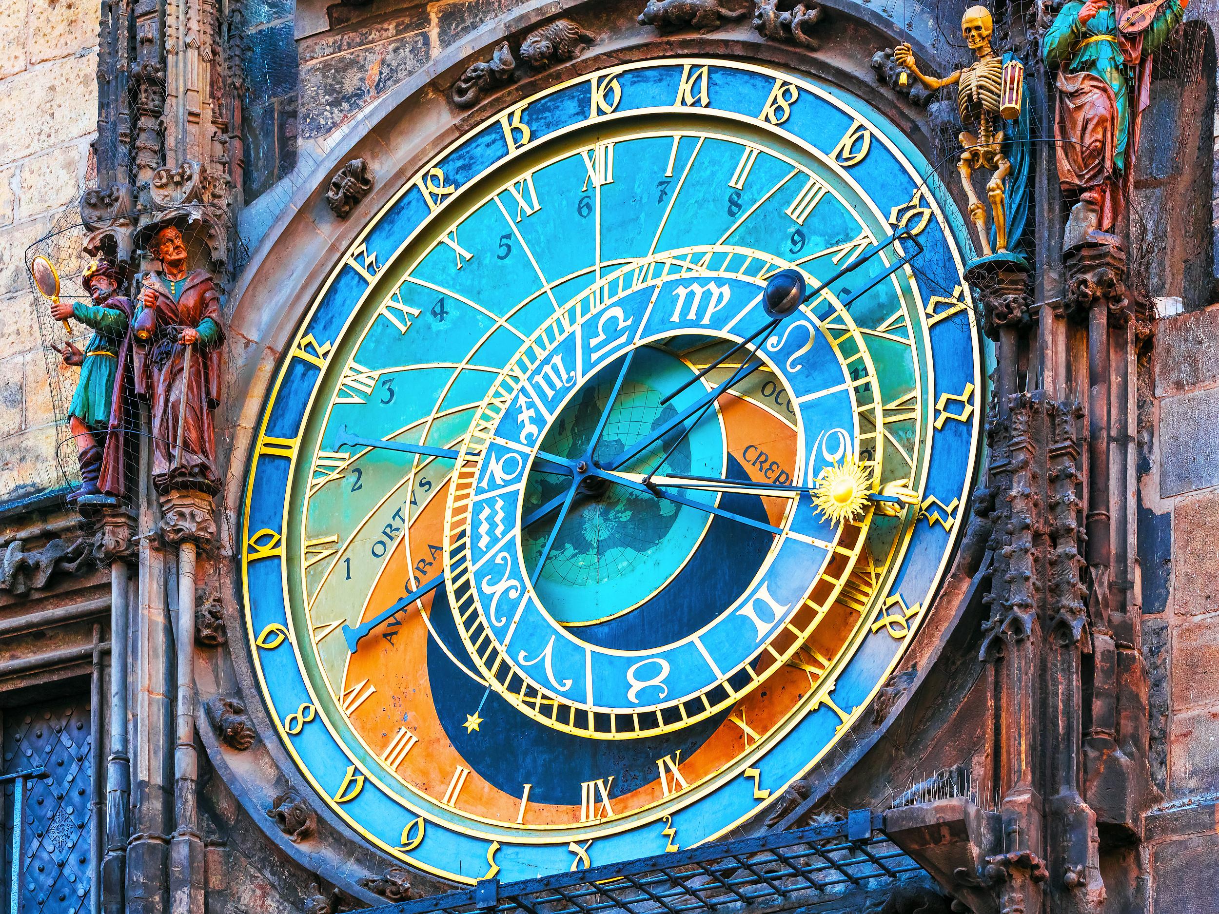 2500x1875 Prague Astronomical Clock Photo. Photo of Prague Attractions