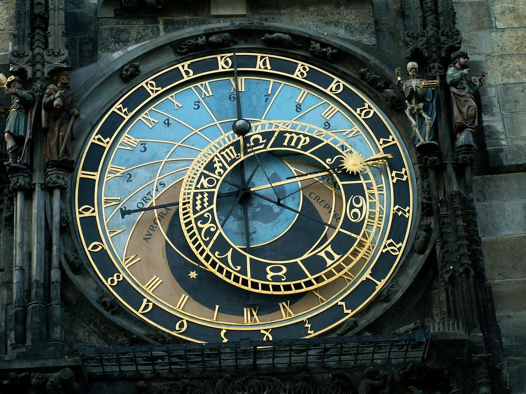 1024x768 Prague Radnice. The astronomical clock at Pr