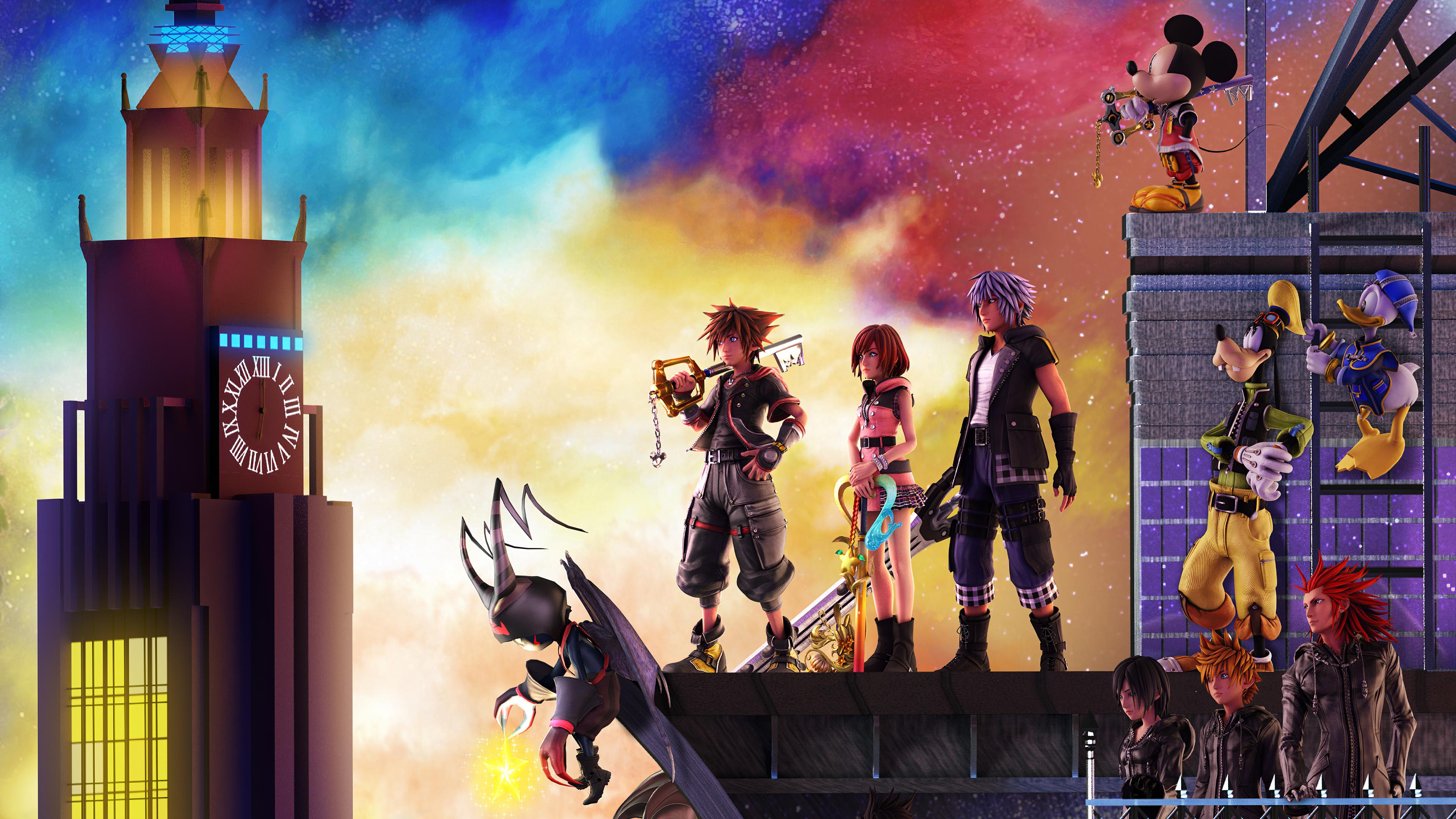 3840x2160 Wallpaper Kingdom Hearts, Kingdom Hearts Iii, Kingdom Hearts II, Kingdom Hearts Birth by Sleep, Square Enix, Background Free Image