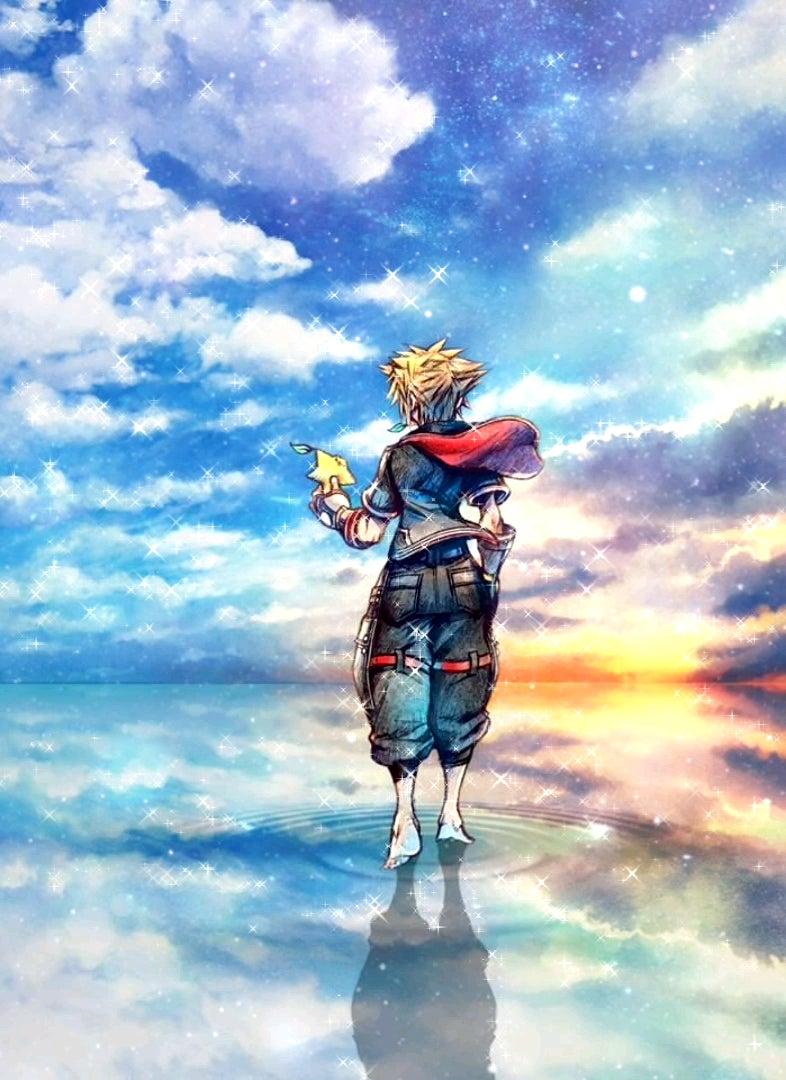 786x1080 First Attempt at Kingdom Hearts Live Wallpaper