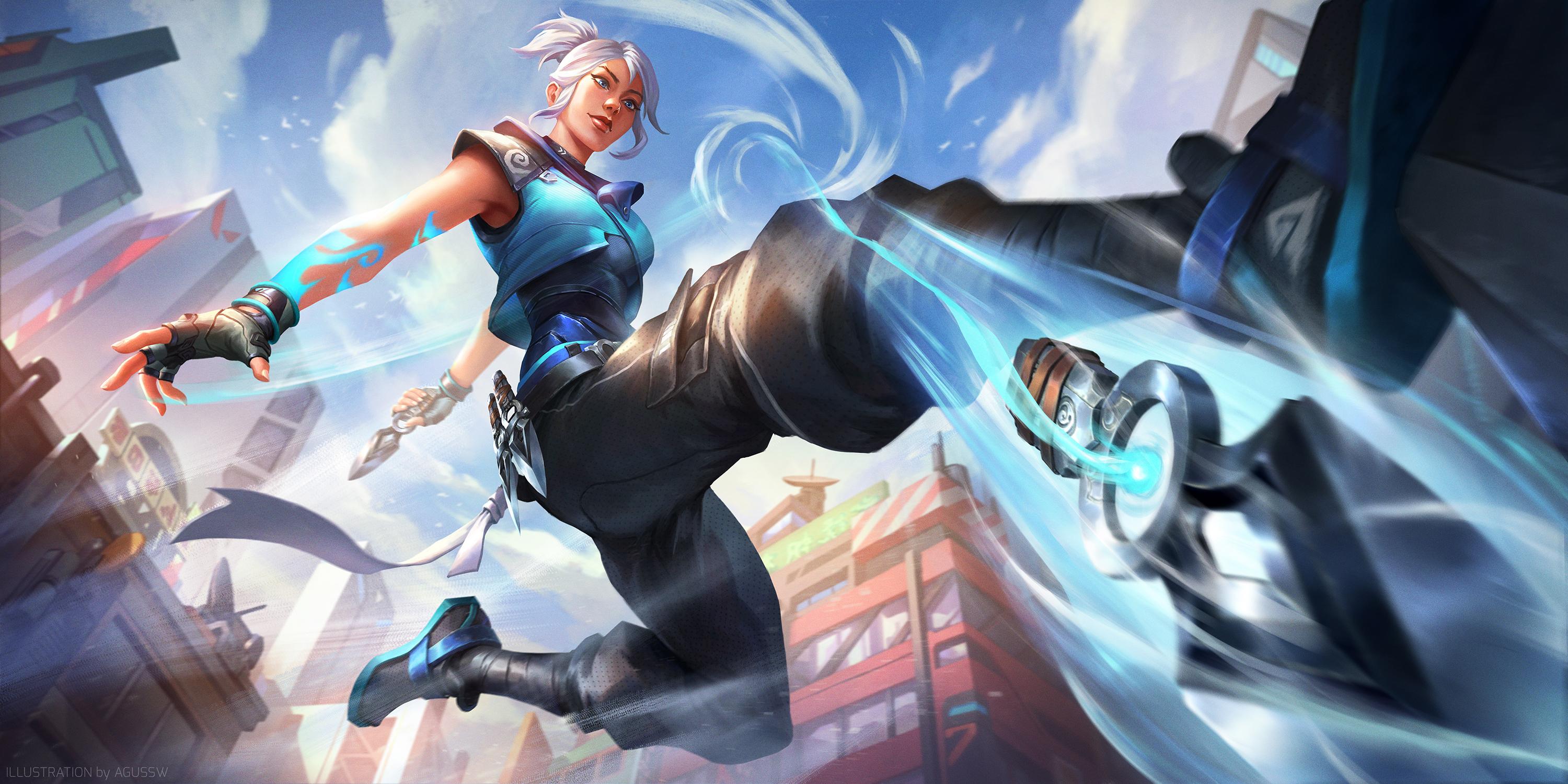 3000x1500 Jett (Valorant) HD Wallpaper and Background