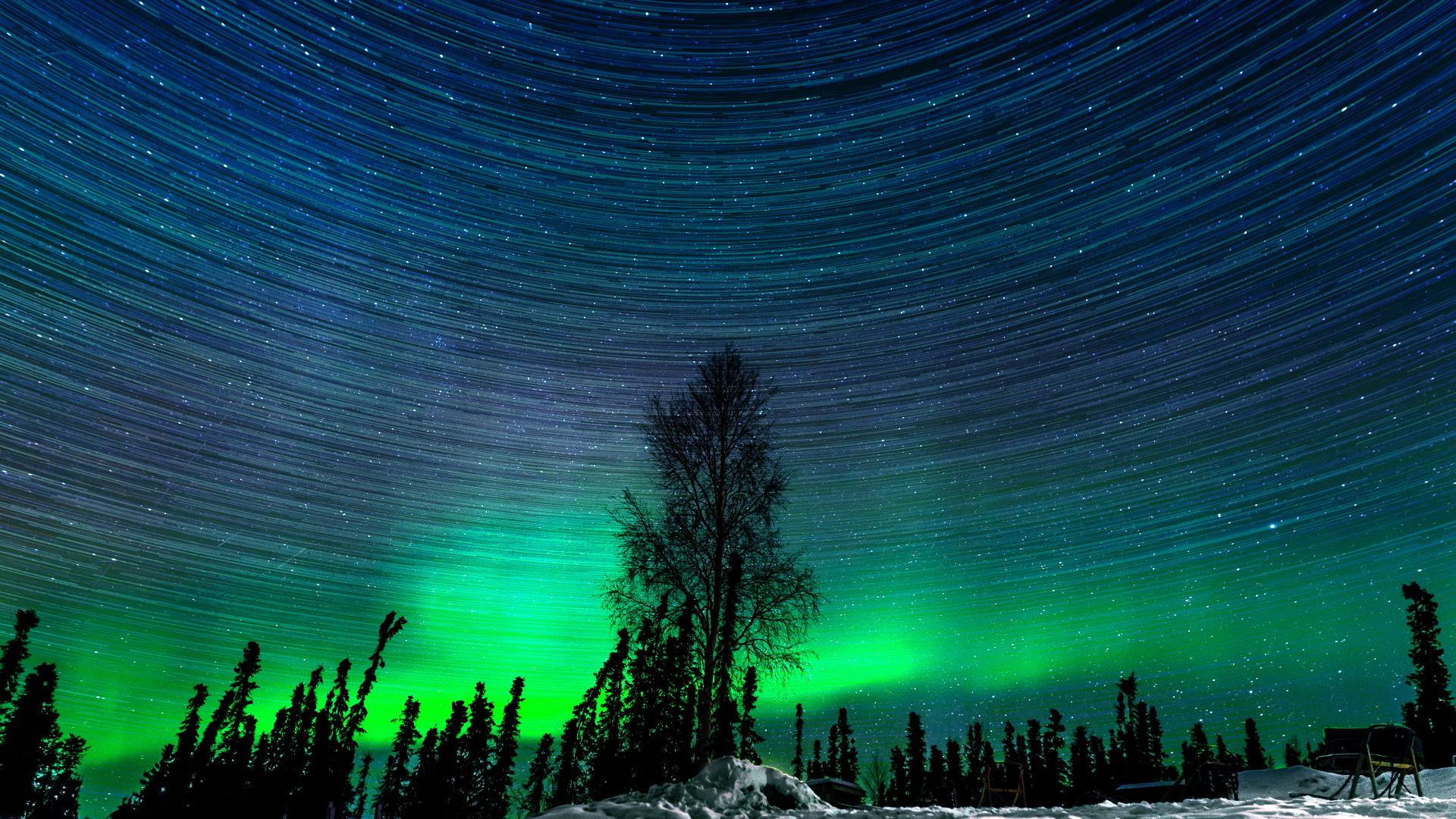 1920x1080 Hypnotic Northern Lights Time Lapse Captured Over 2 Magical Nights In Alaska