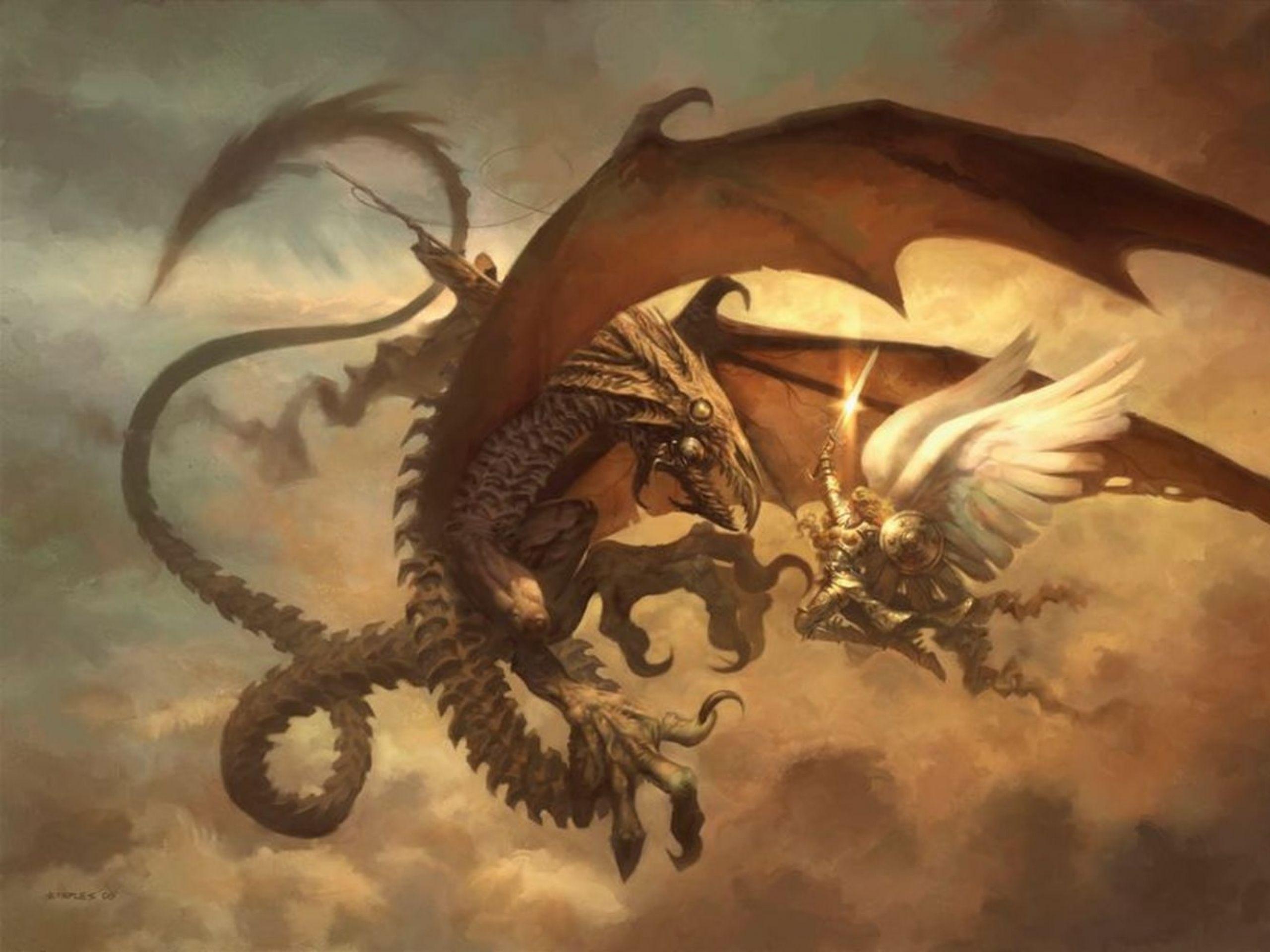 2560x1920 Magic Dragons Wallpaper