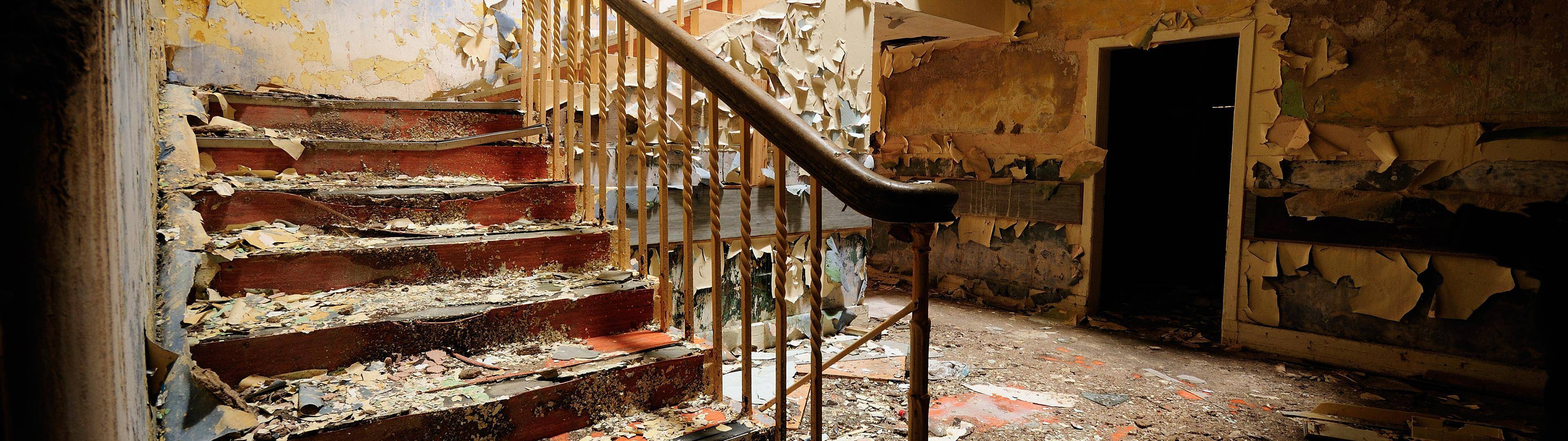 3840x1080 Abandoned Place Dual Screen Wallpaperx1080