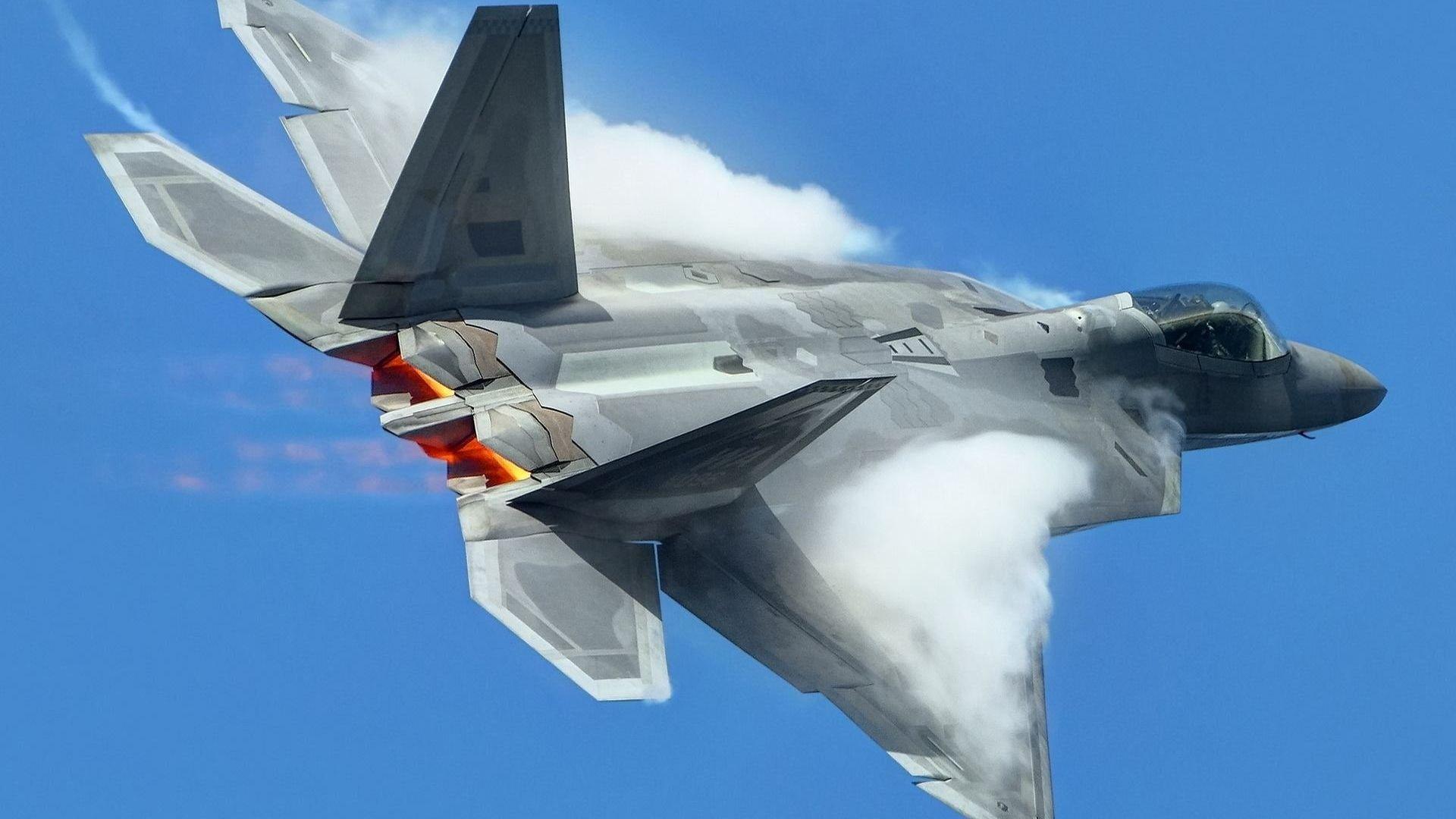 1920x1080 Desktop Wallpaper Lockheed Martin F 22 Raptor Figther Plane, HD Image, Picture, Background, Zjwggb