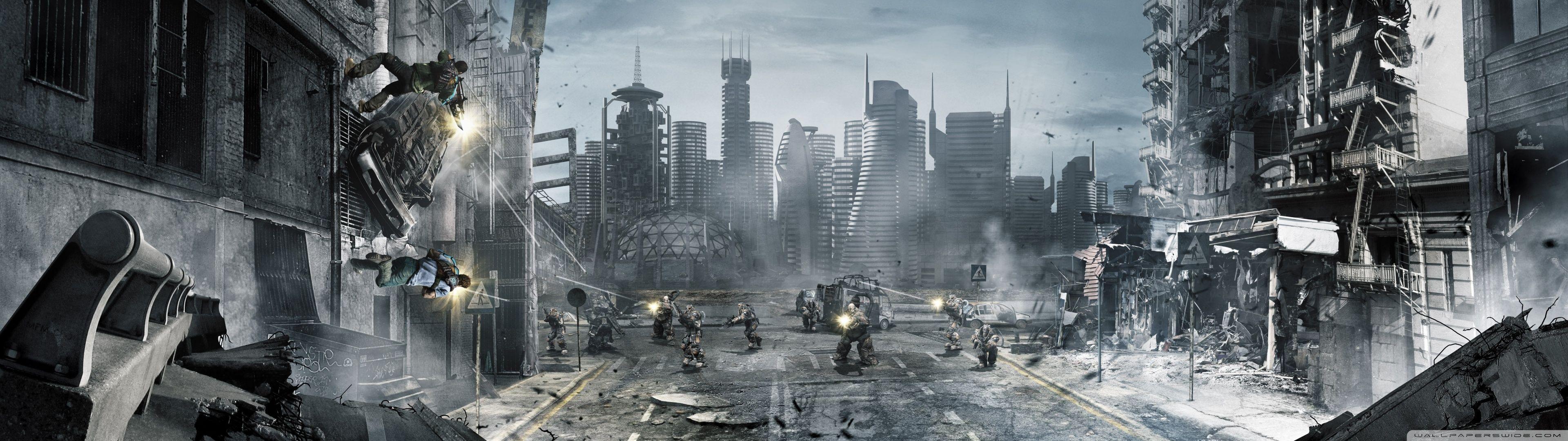3840x1080 Inversion Game HD Desktop Wallpaper : High Definition : Fullscreen
