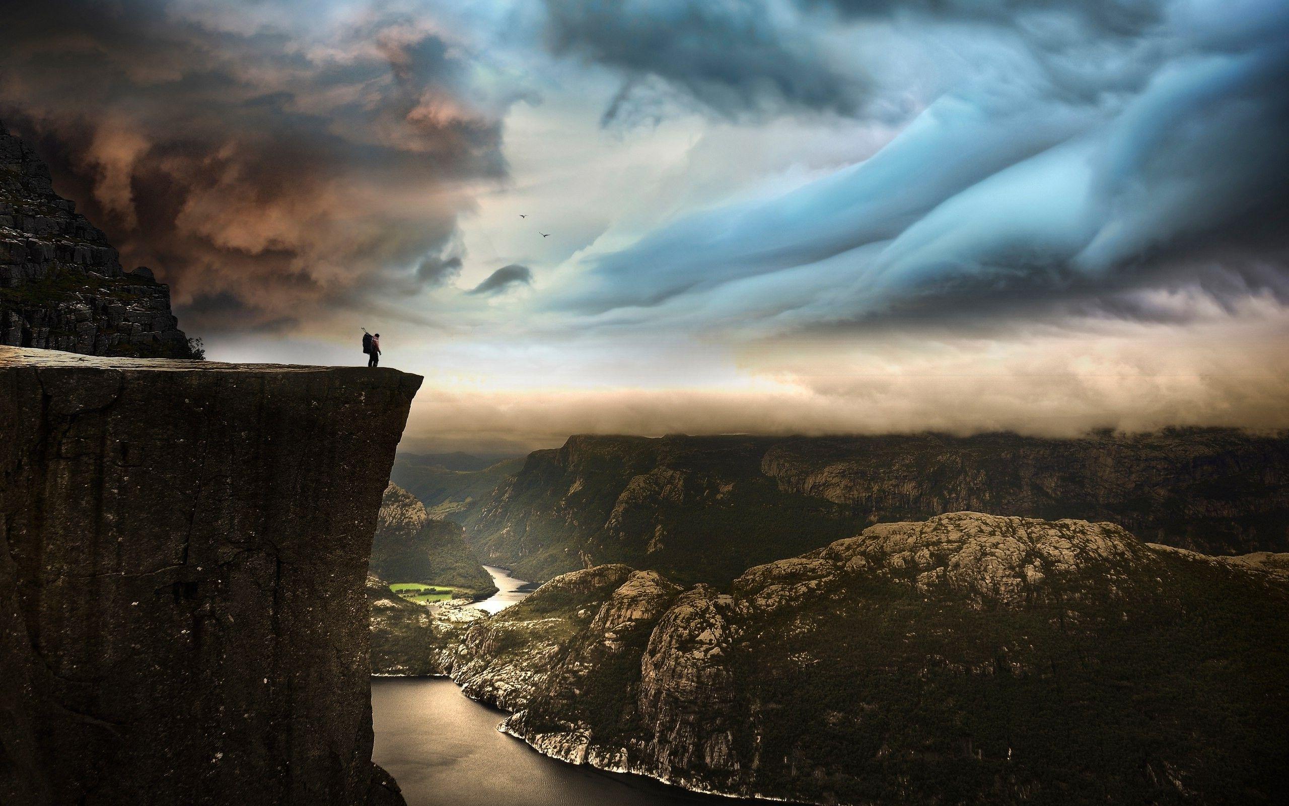 2560x1600 nature mountain river men wallpaper and background
